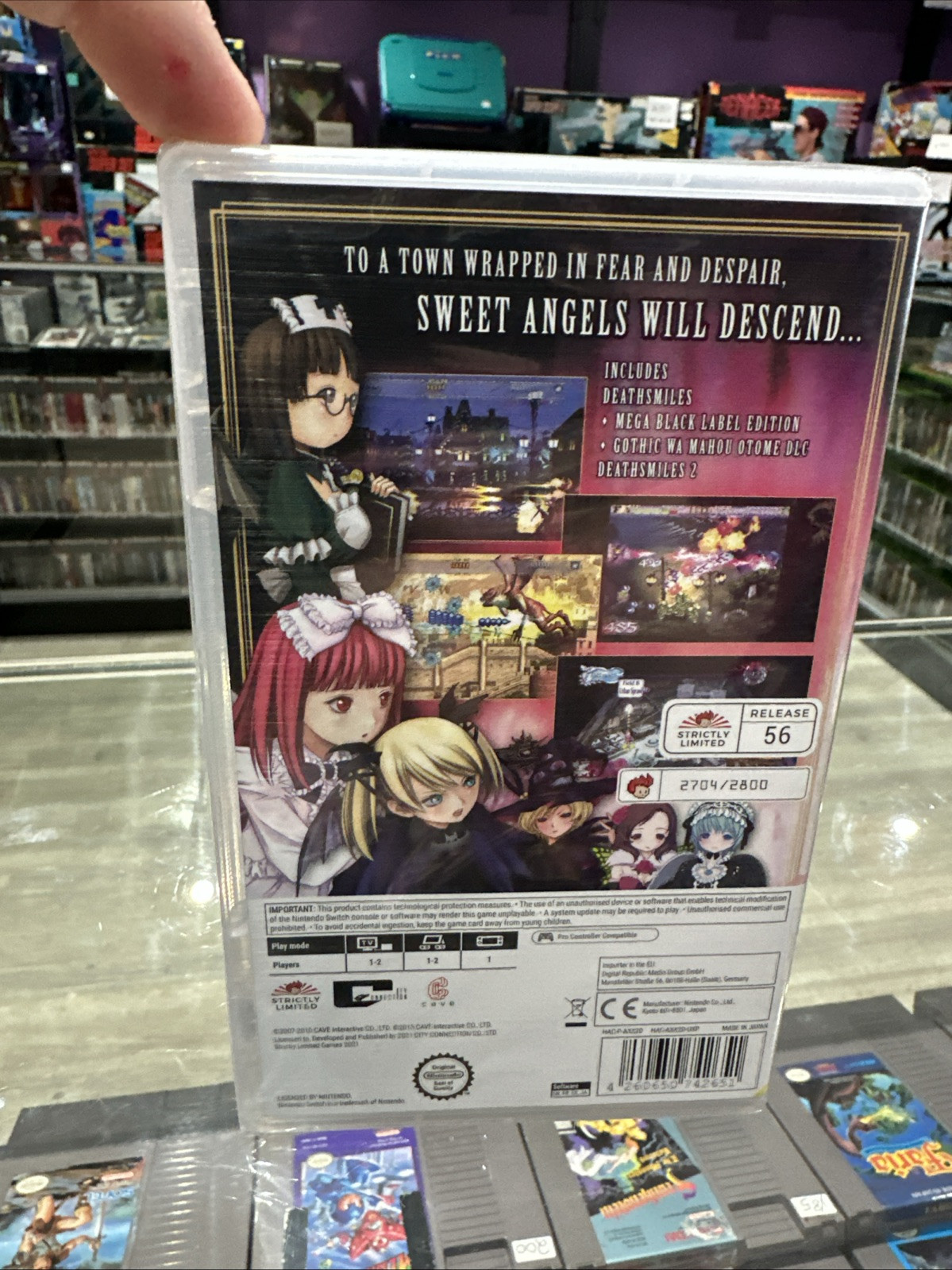 NEW! Deathsmiles I & II (Switch, 2021) – Strictly Limited Games w/ Post Card