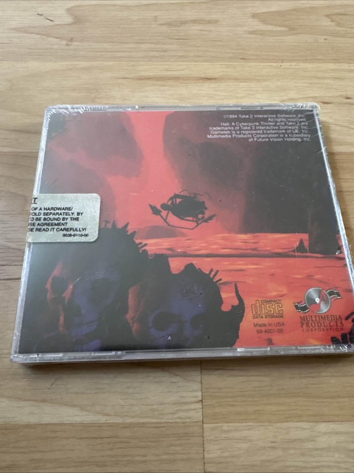 Hell, A Cyperpunk Thriller Game CDRom 1994 Take 2 Interactive Software Sealed