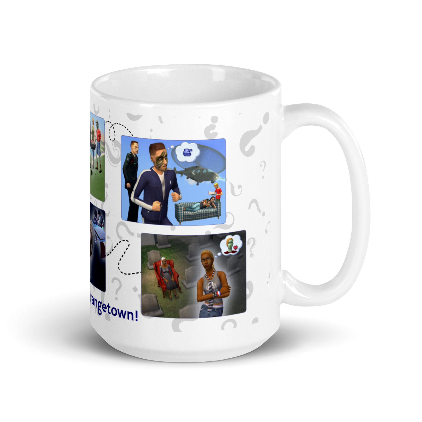The Sims 2 Mug Gift Gaming 15oz the Sims 2 Welcome to Strangetown