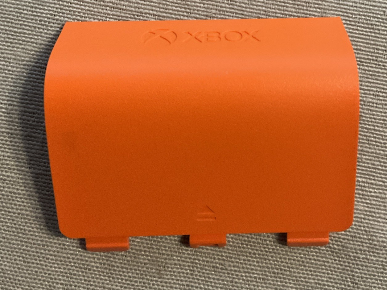 OEM Microsoft XBox One Controller Battery Door Cover Back Original Orange X/S