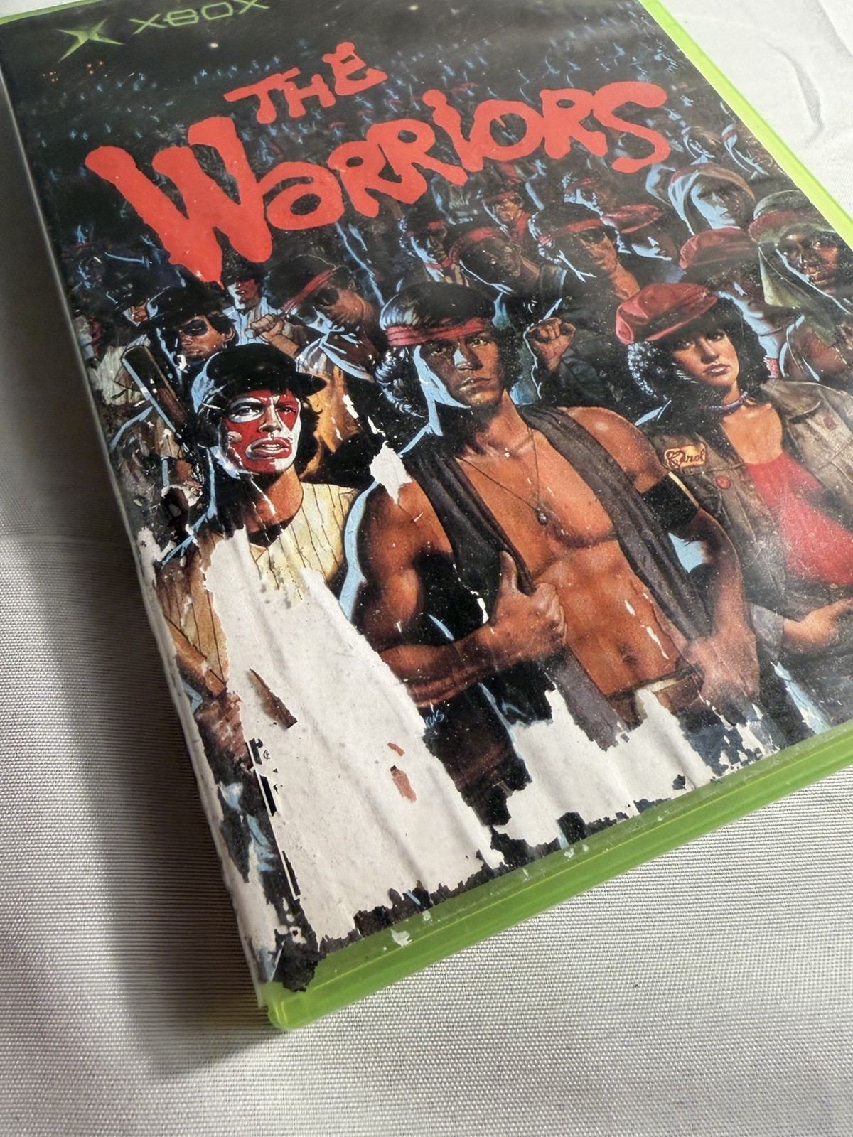 The Warriors Microsoft Xbox 2005 Complete in Box (CIB) Tested Works Cover Damage