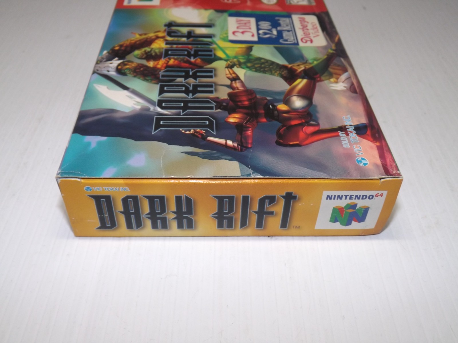 AUTHENTIC! Dark Rift – GAME & BOX – NINTENDO 64 – 77a