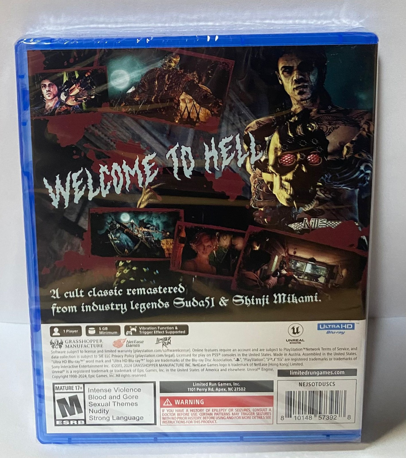 Shadows of the Damned: Hella Remastered PS5 New Sealed Special (Action/Horror)