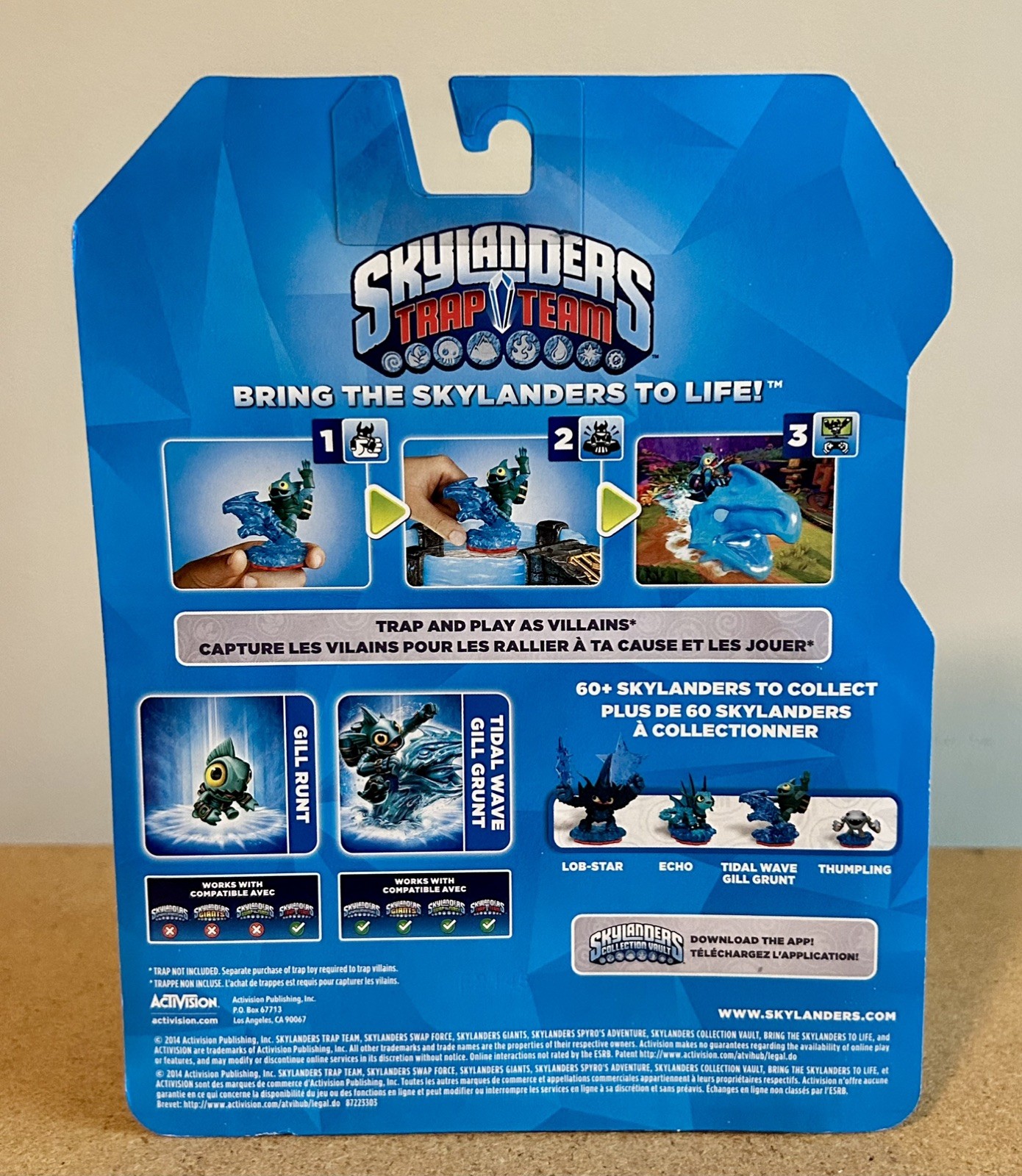 Skylanders – Trap Team – Buddy Pk – Tidal Wave Gill Grunt/Gill Runt 💦 BNIFSP