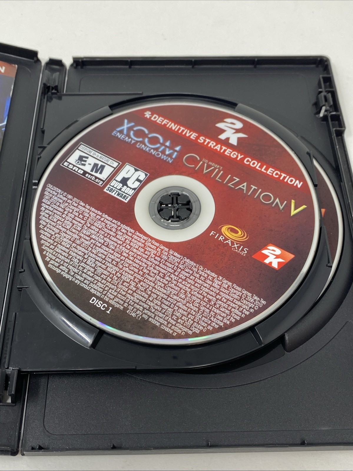 XCOM Enemy Unknown Sid Meier Civilization PC DVD 2K Game Strategy Collection