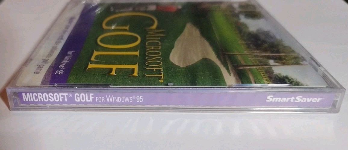 Microsoft Golf for Windows 95 (PC CD-ROM, SmartSaver, 2000) Brand New/Sealed