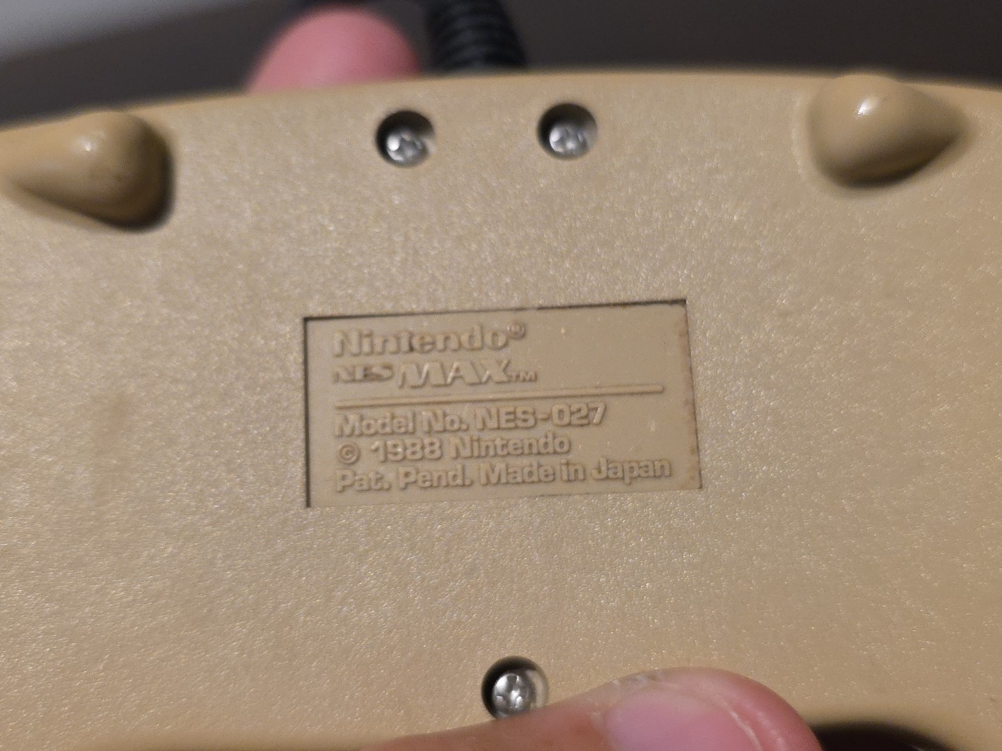 Official Nintendo NES Max Turbo Controller **Untested** (Authentic OEM, NES-027)