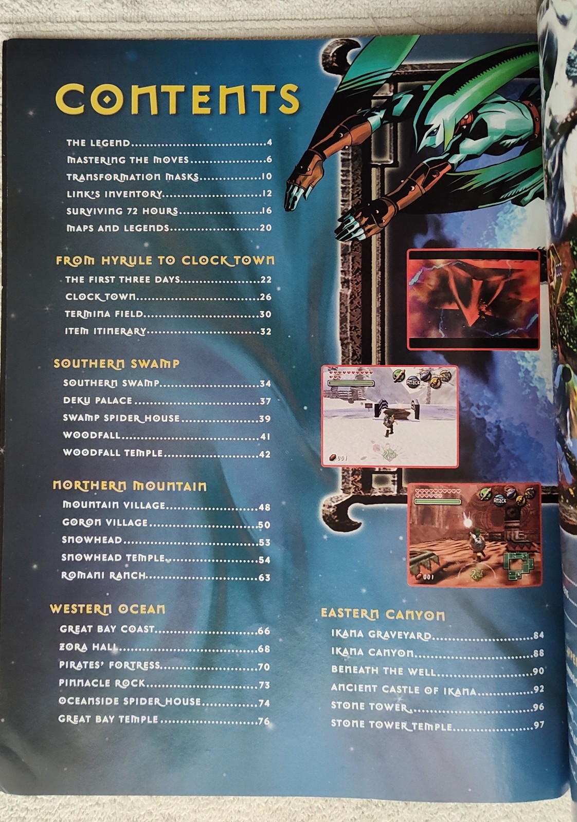 Vtg 2000 Legend of Zelda Majora’s Mask Nintendo Power Player’s Guide Book Hint