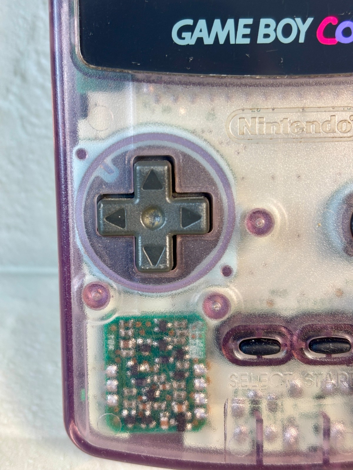 Nintendo Game Boy Color Atomic Purple CGB-001 Console Cleaned Tested Working OEM