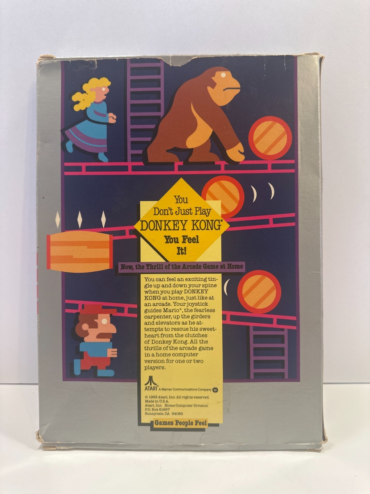 Donkey Kong (RX8031) – Atari 400/800/XE – Box, Manual Included