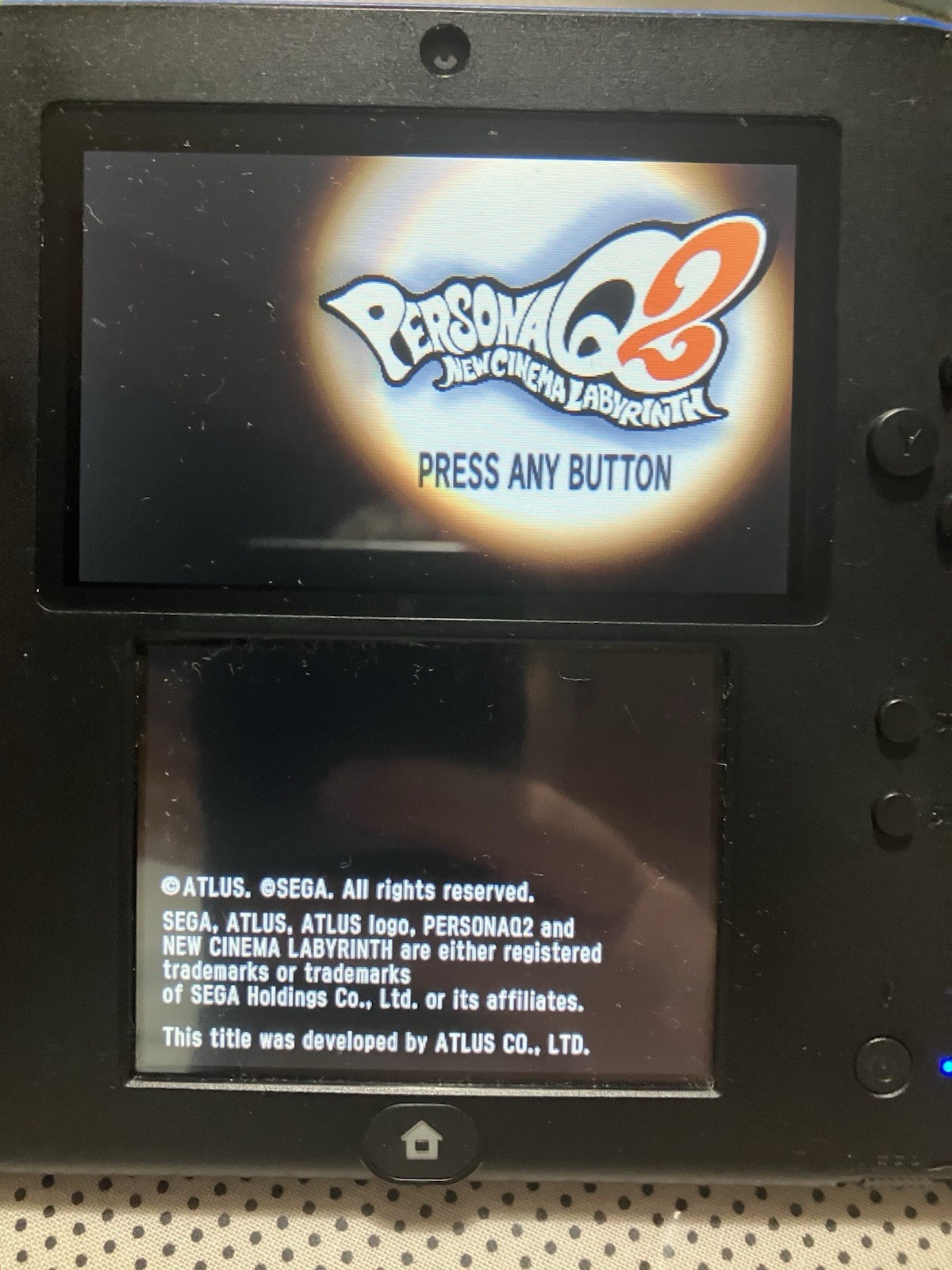 Persona Q2: New Cinema Labyrinth Nintendo 3DS CIB With Manual- Tested