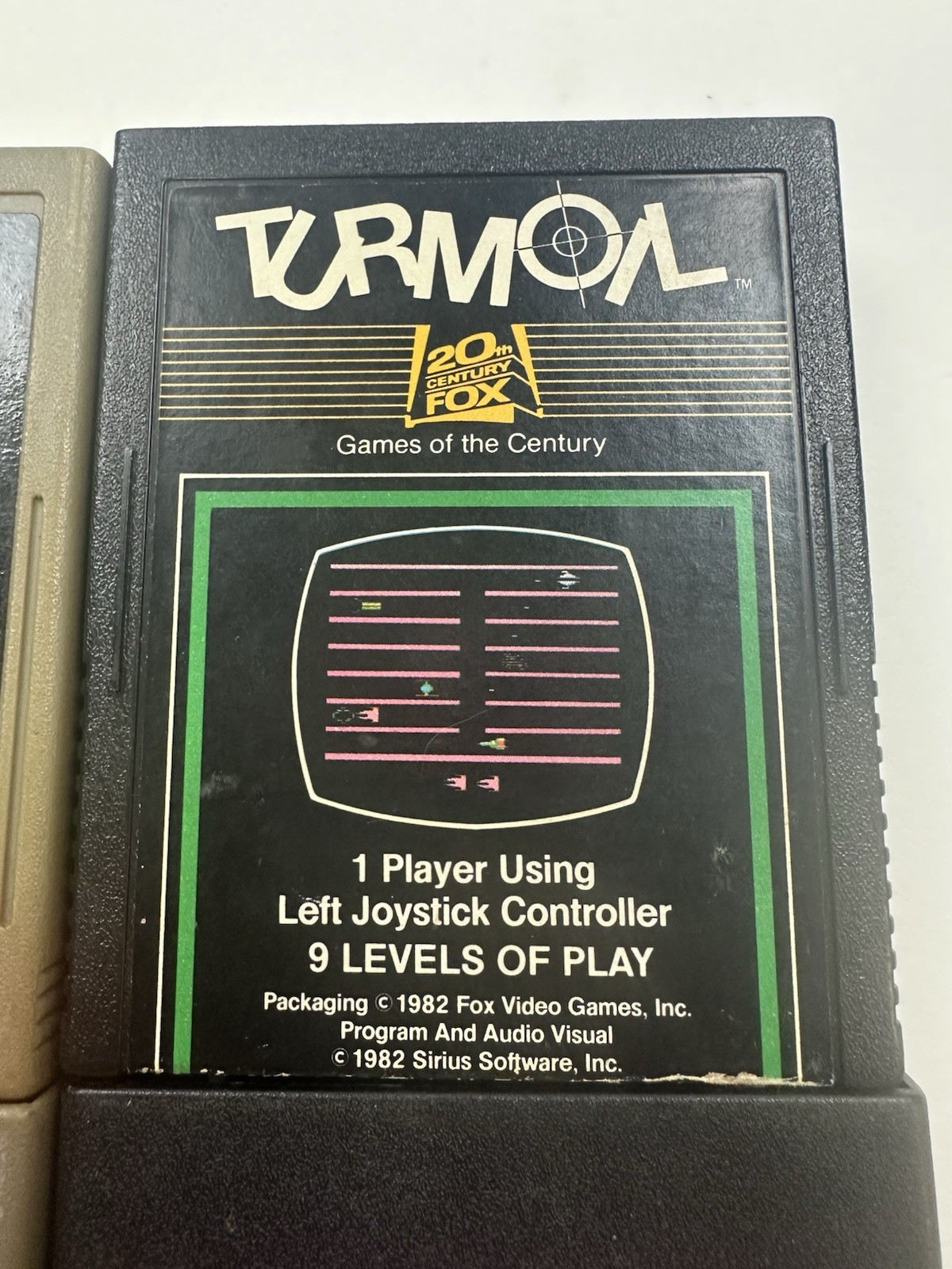 Atari 2600 Lot Turmoil, Gorf, Mountain King, Word Zapper Game Cartridge Lot Of 4