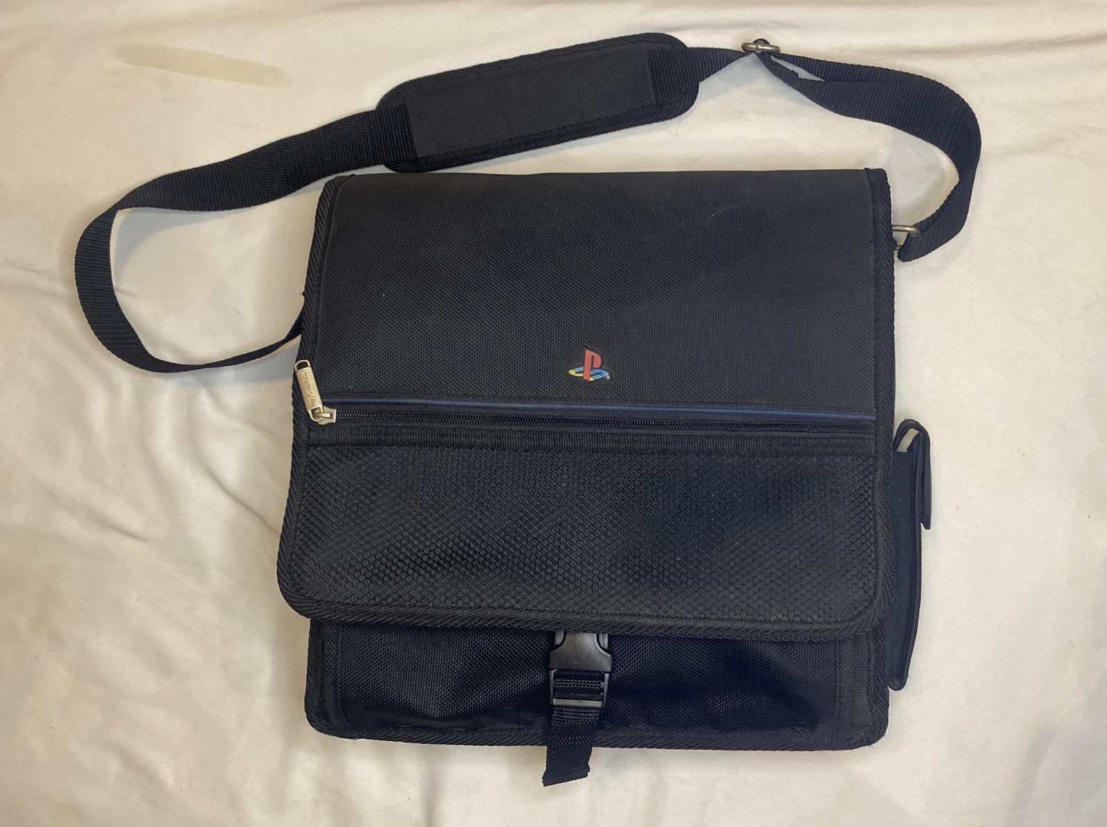 2000s Official Sony PlayStation 2 PS2 Game Console Padded Carry Case Travel Bag