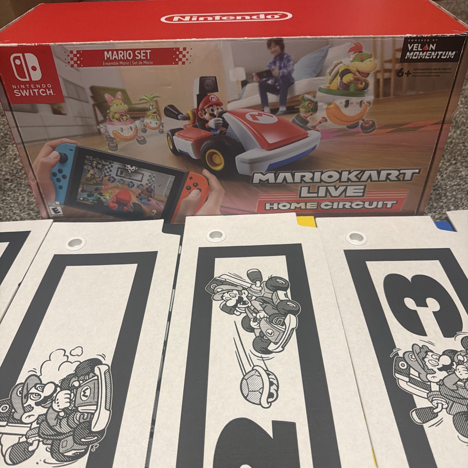 Mario Kart Live: Home Circuit -Mario Set – All Items Included