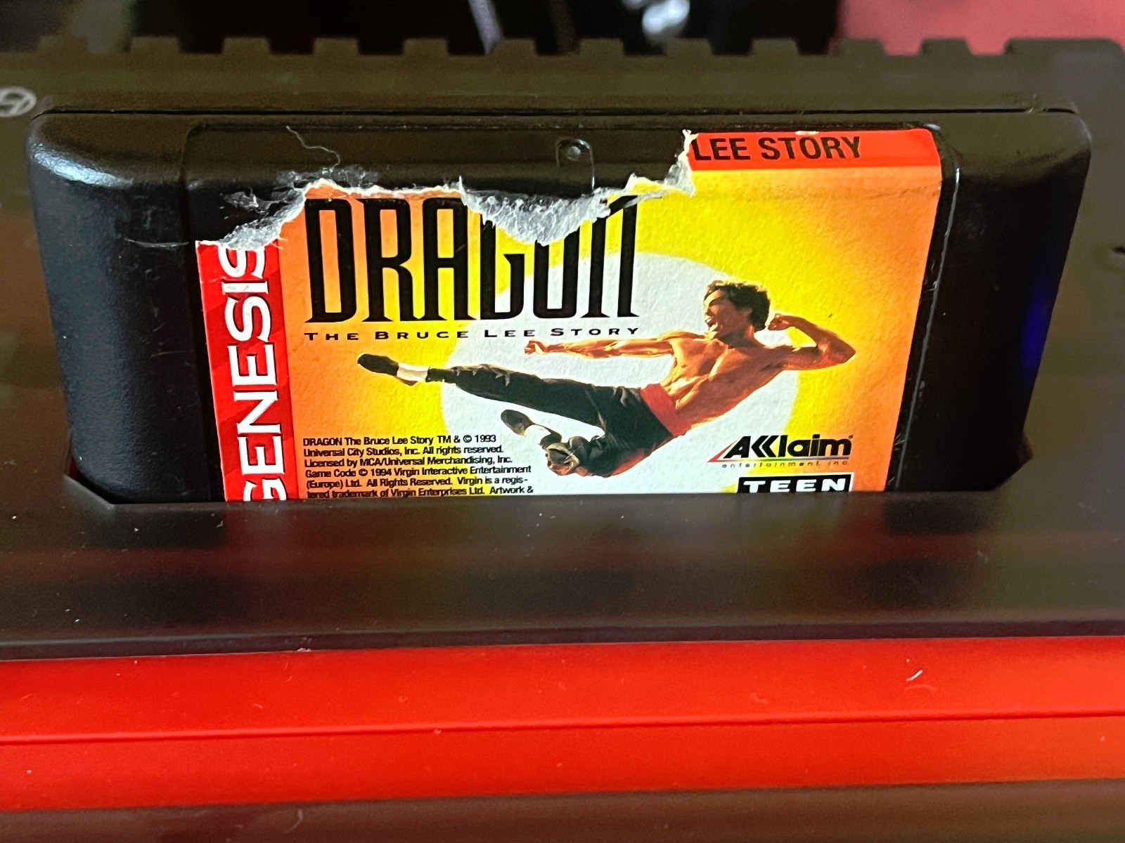 Dragon: The Bruce Lee Story (Sega Genesis, 1994) — BRUCE LEE for GENESIS