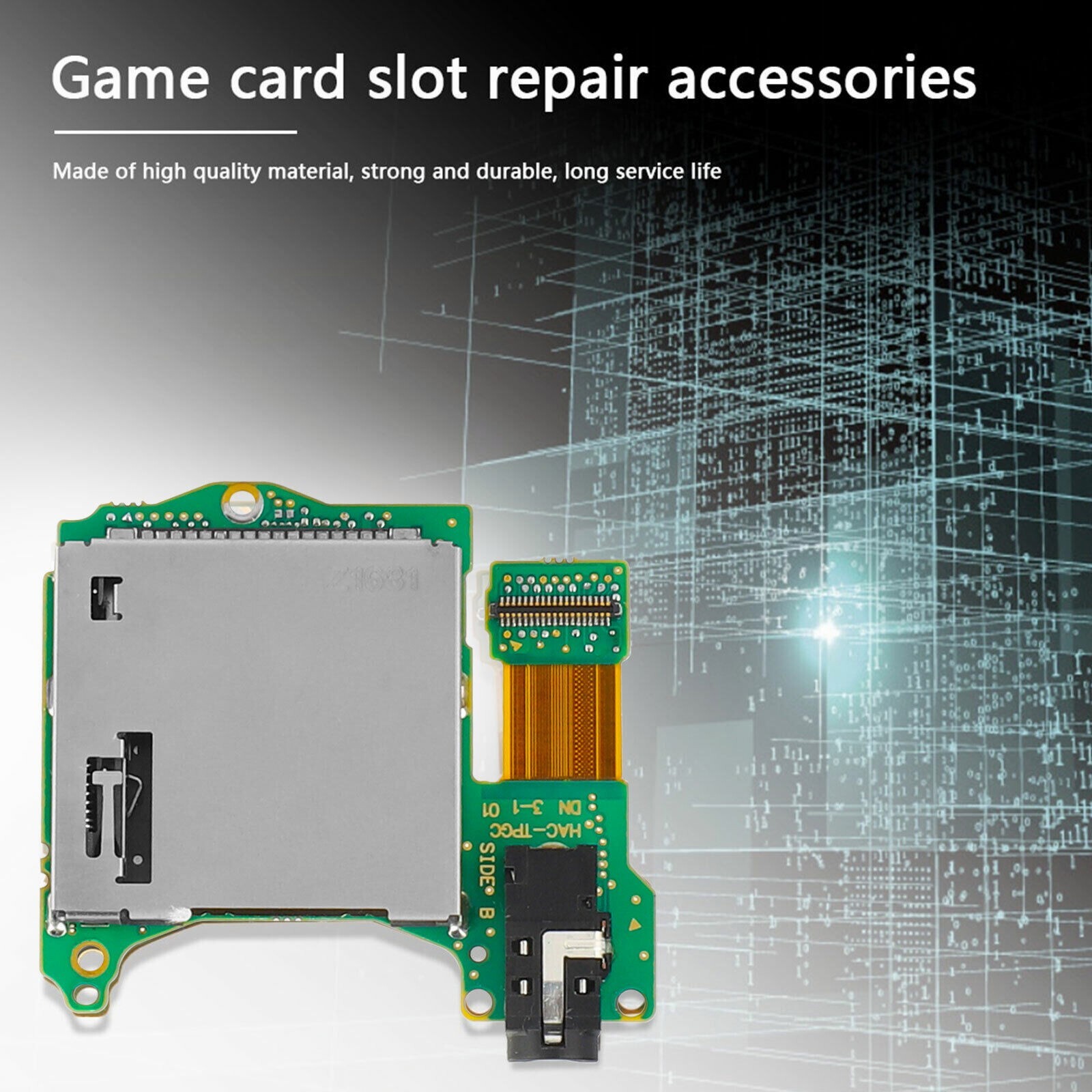 Game Cartridge Card Slot Reader Board Headphone Audio Jack For Nintendo Switch
