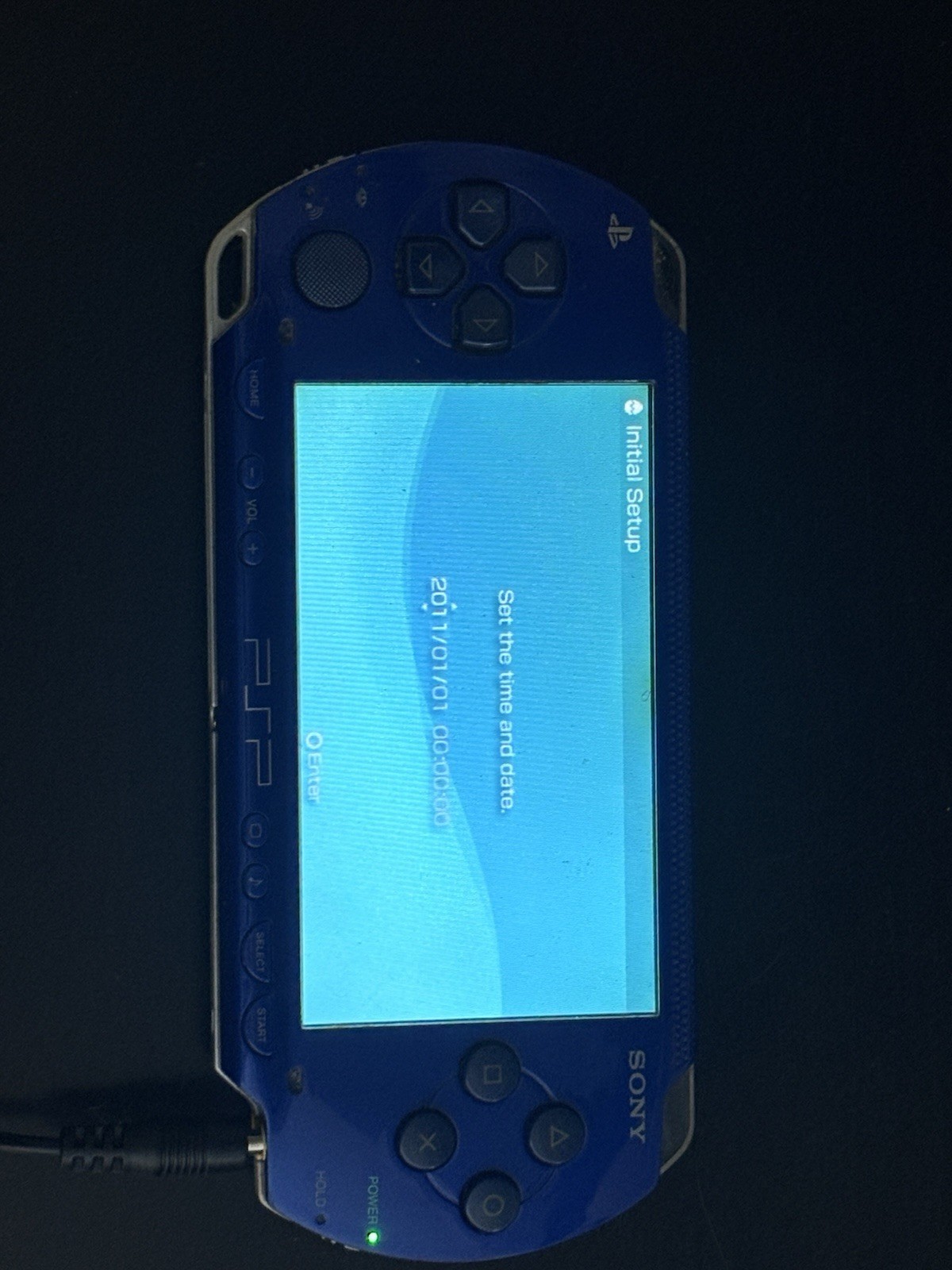 Sony PSP 1000 Handheld Console – Blue Rare Colorway – Tested Working