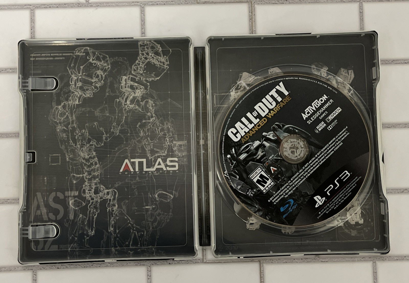 SONY PLAYSTATION 3 CALL OF DUTY: ADVANCED WARFARE ALTUS PRO EDITION *TESTED