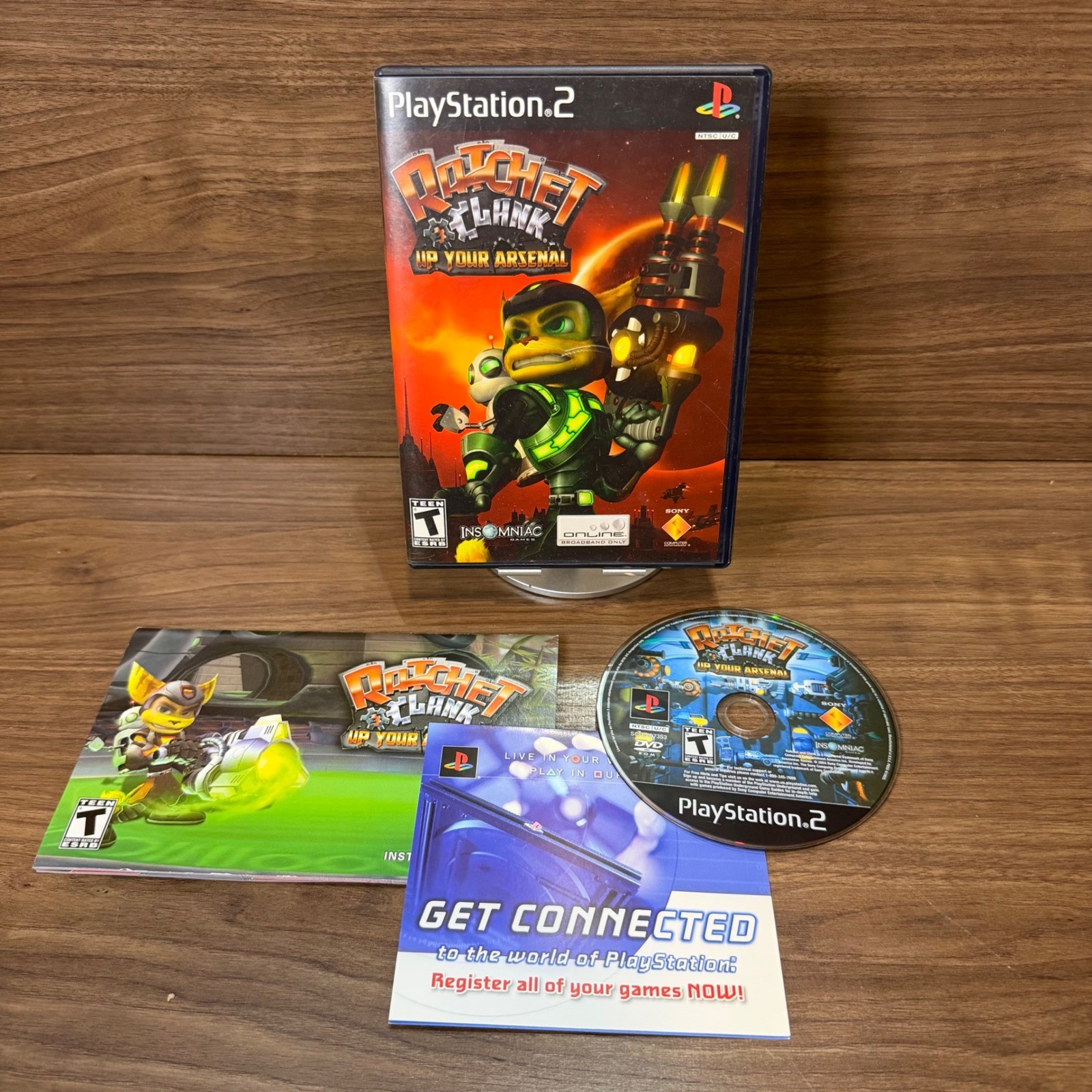 Ratchet & Clank Up Your Arsenal Sony Video Game PlayStation 2 N/A Multicolor CIB