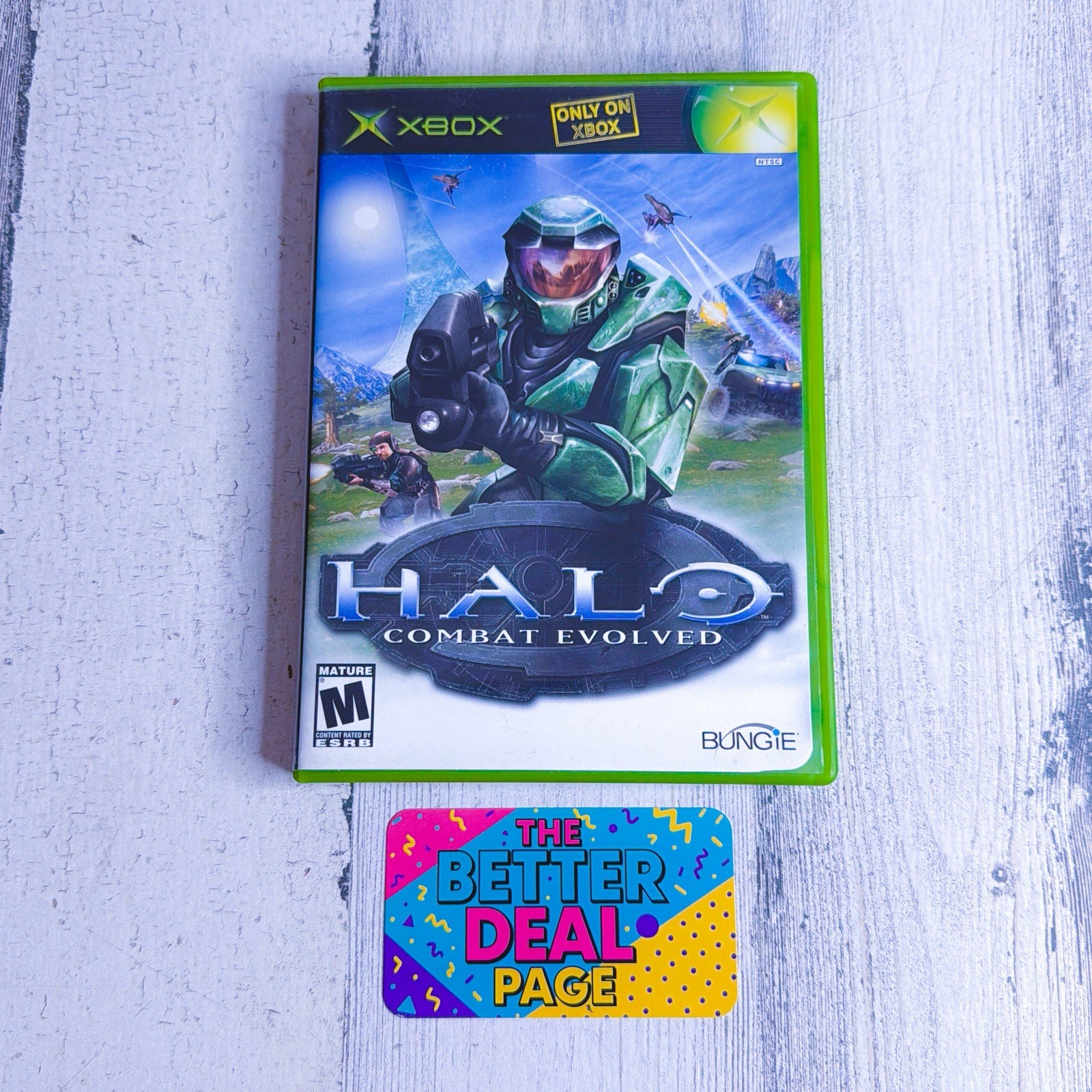 Halo Combat Evolved (Microsoft Xbox, 2001) Complete In Box CIB