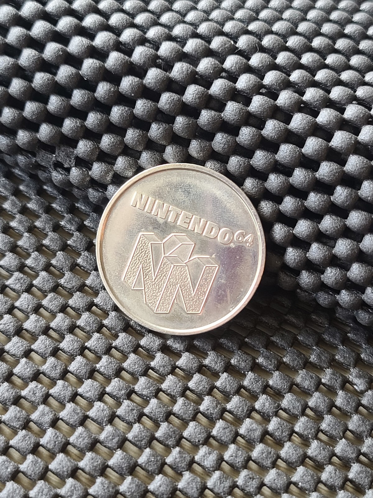 Nintendo Employee Power 100 PROTOTYPE Mario Coin Medal Rare Promo N64 SNES GBA