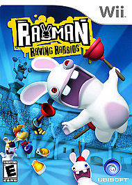 Rayman Raving Rabbids (Nintendo Wii, 2006) **BRAND NEW**