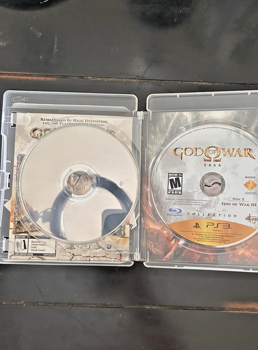 God of War Saga Sony PlayStation 3 PS3 2012 5-Game Collection Tested Bundle
