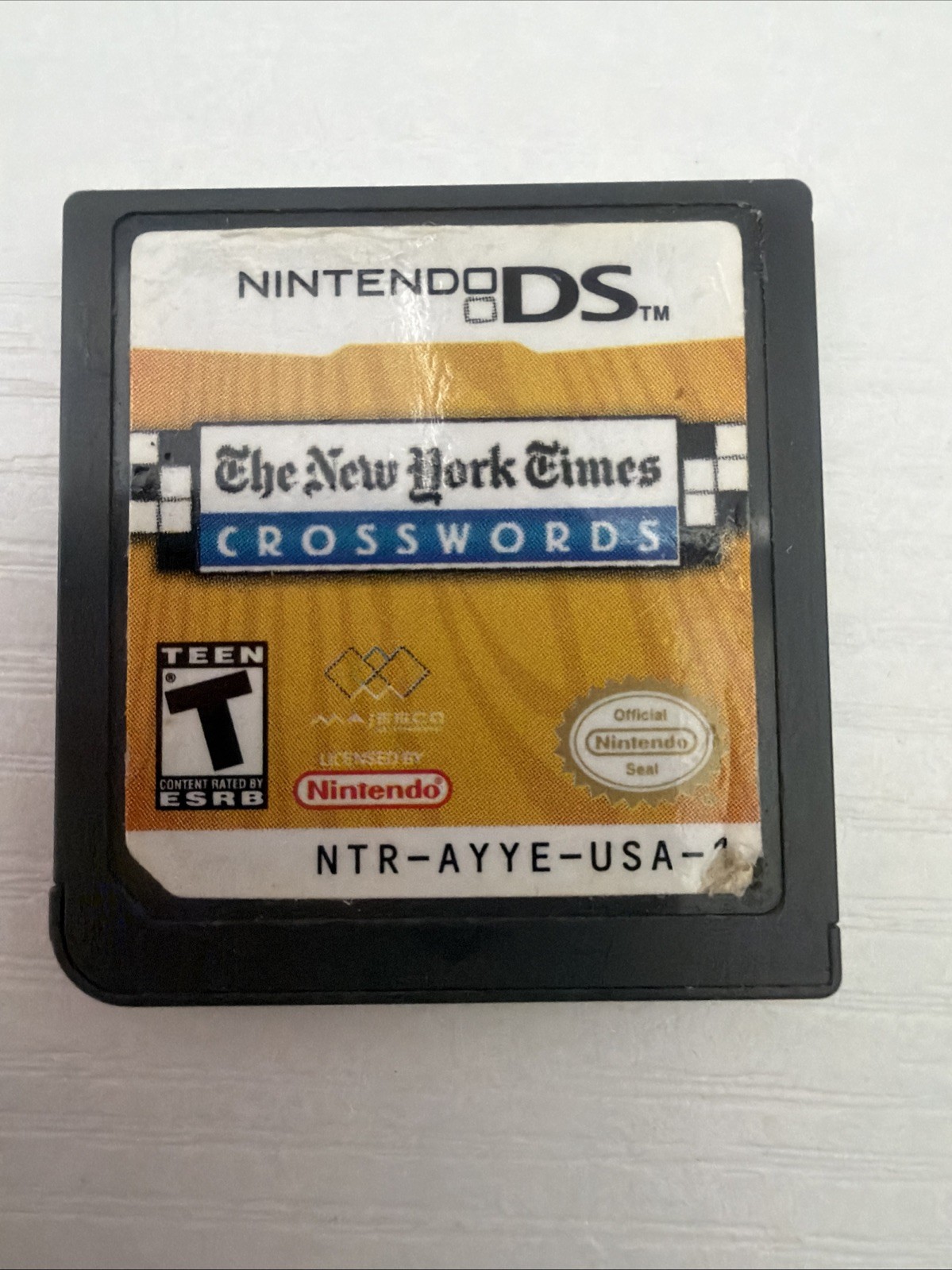 New York Times Crosswords (Nintendo DS, 2007) Tested – Free Shipping