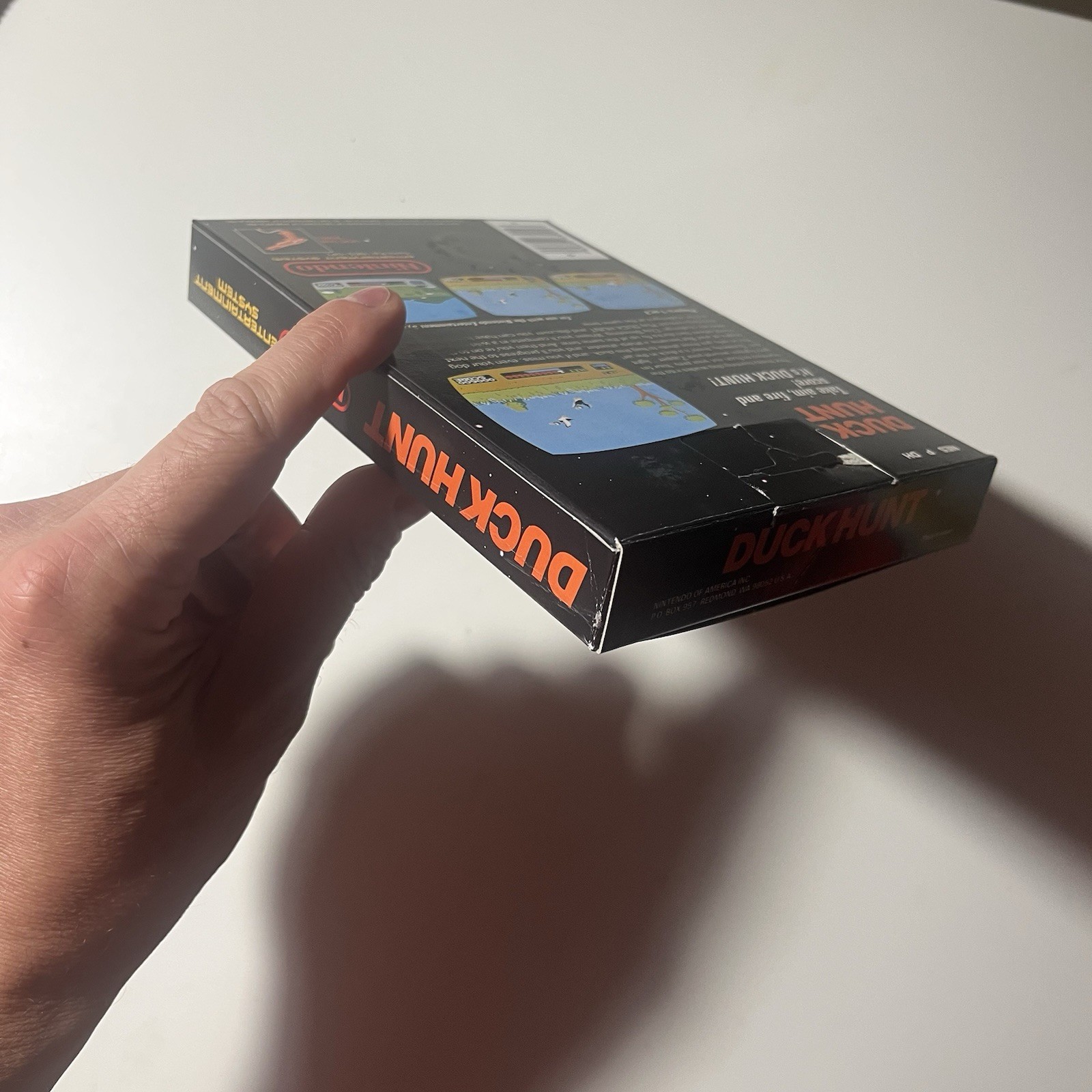 Duck Hunt Nintendo NES, 1985 5-Screw Hangtab CIB Complete In Box