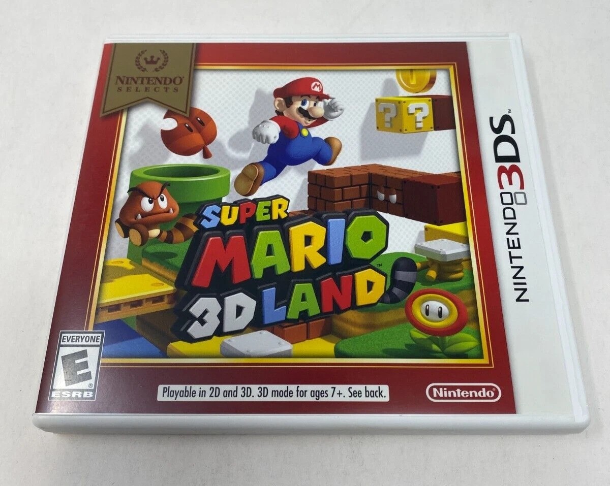 Case and Manual Only *NO GAME* Super Mario 3D Land Nintendo 3DS Authentic