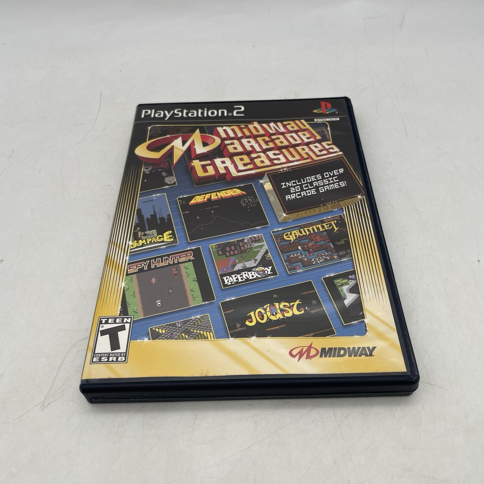 Midway Arcade Treasures (Sony PlayStation 2, PS2) Complete CIB w/ Reg Card