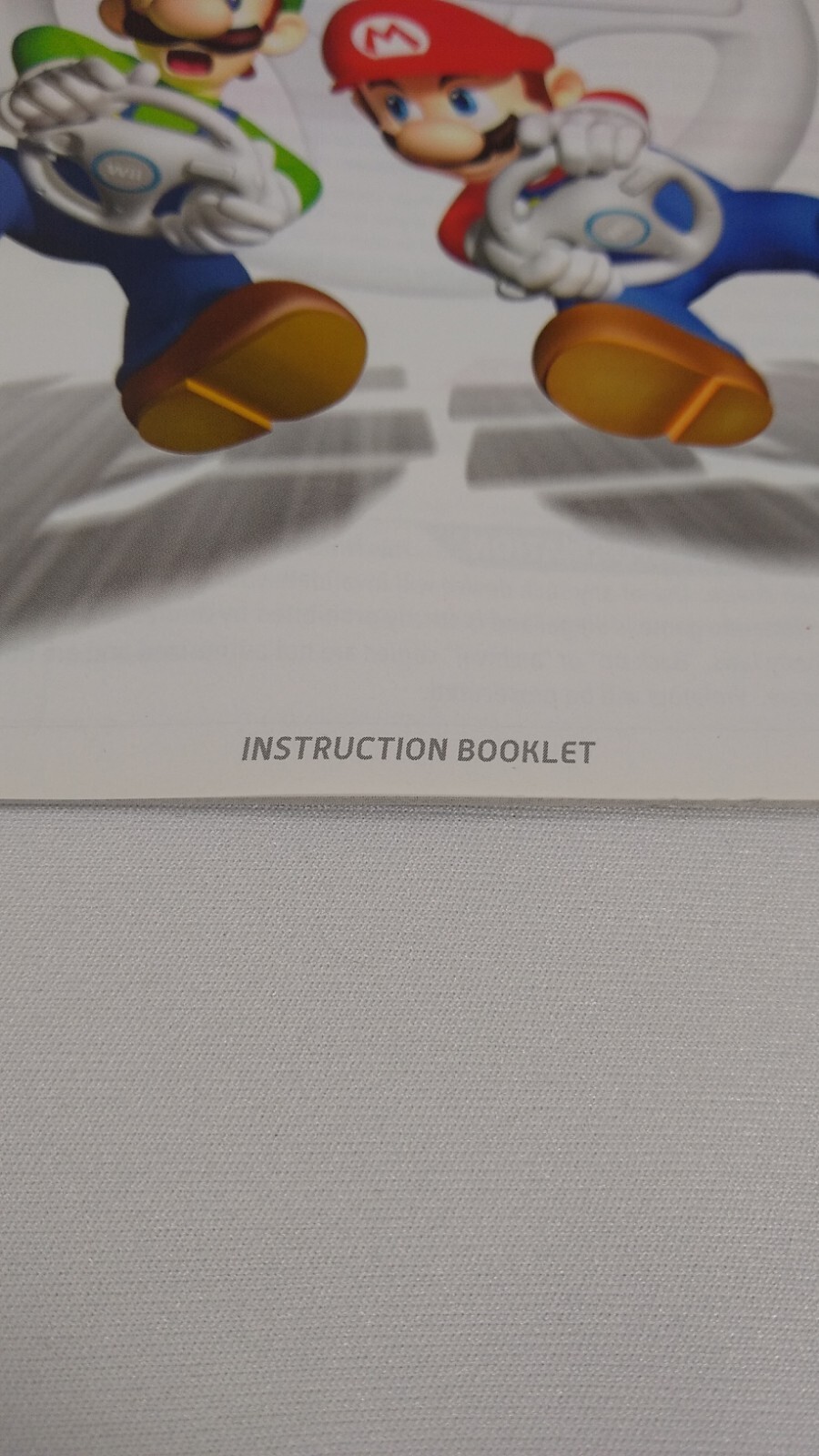 MarioKart Instruction Booklet ONLY Nintendo Wii Japan Singapore Malaysia Saudi