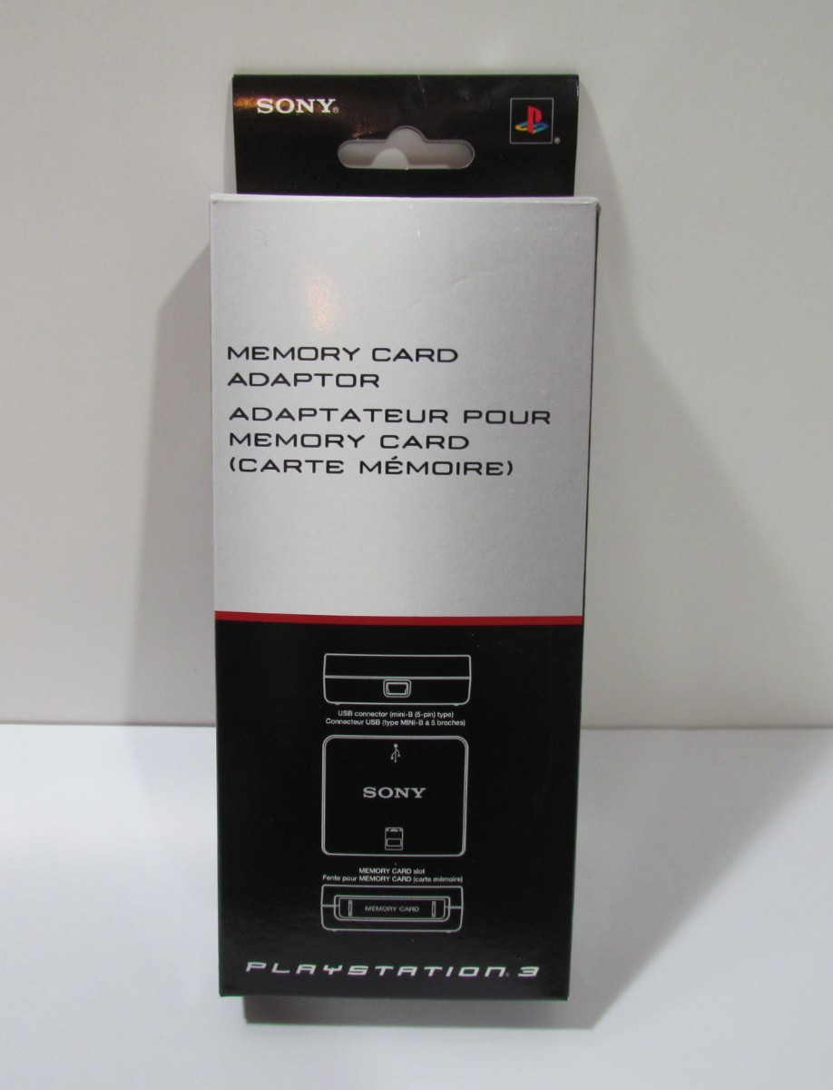 PS3 Memory Card Adapter Playstation 3 CECHZM1 Sony PS1/PS2 Data Transfer NEW OB