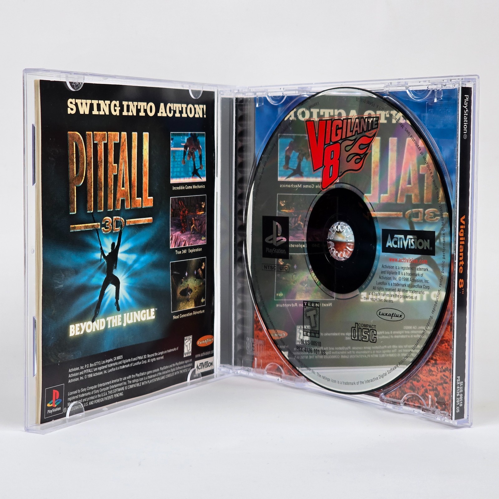 💿REFURBISHED Vigilante 8 (PlayStation 1 PS1) Black Label CIB COMPLETE💿