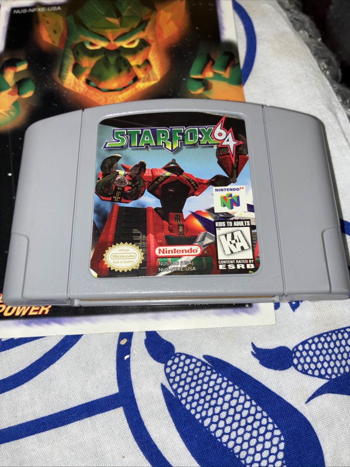 Star Fox 64 N64 Big Box CIB Complete W/ Rumble Pak Inserts Authentic