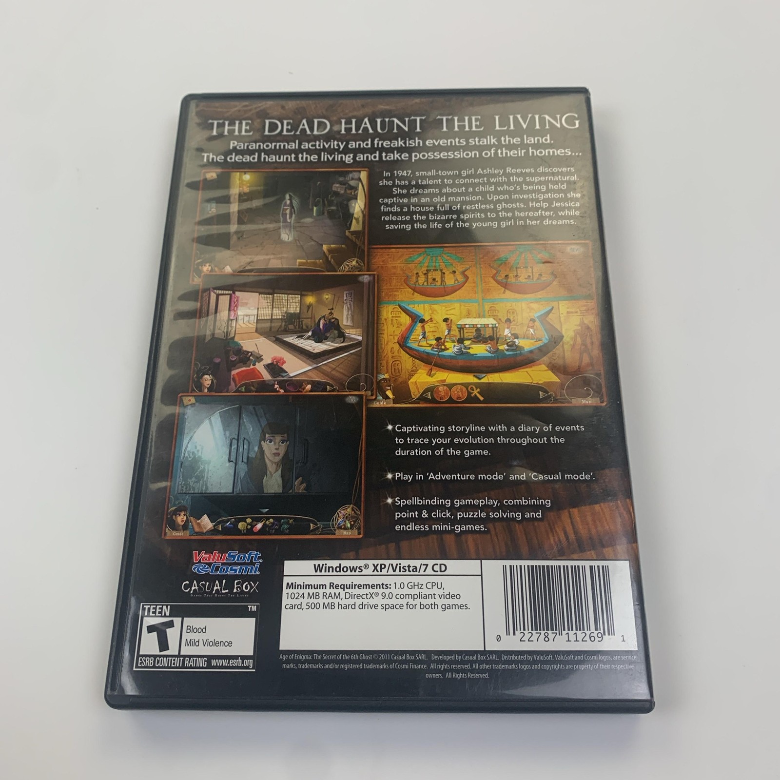 Age Of Enigma Secret Of The Sixth Ghost PC Game T ValuSoft 2011 Disc Black