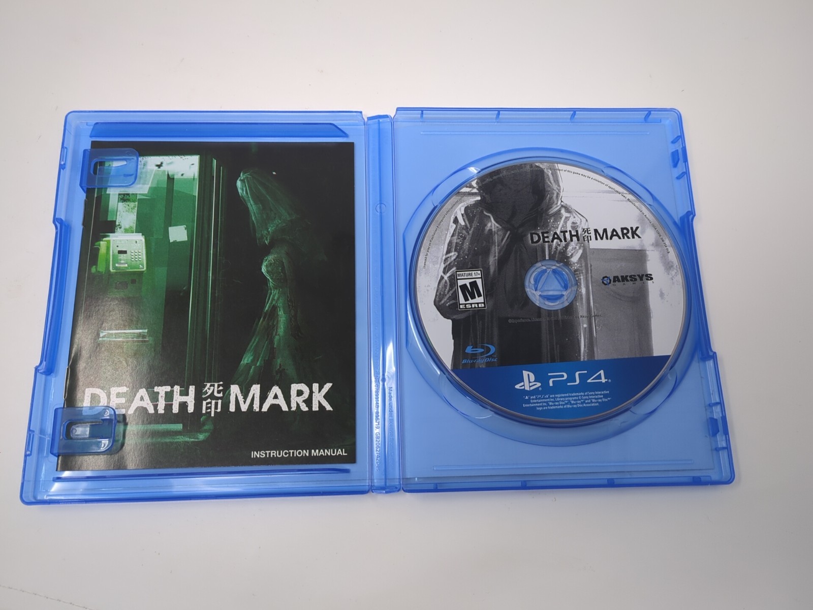 Death Mark (Sony PlayStation 4, 2018) Complete Tested CIB PS4 Aksys 2104098