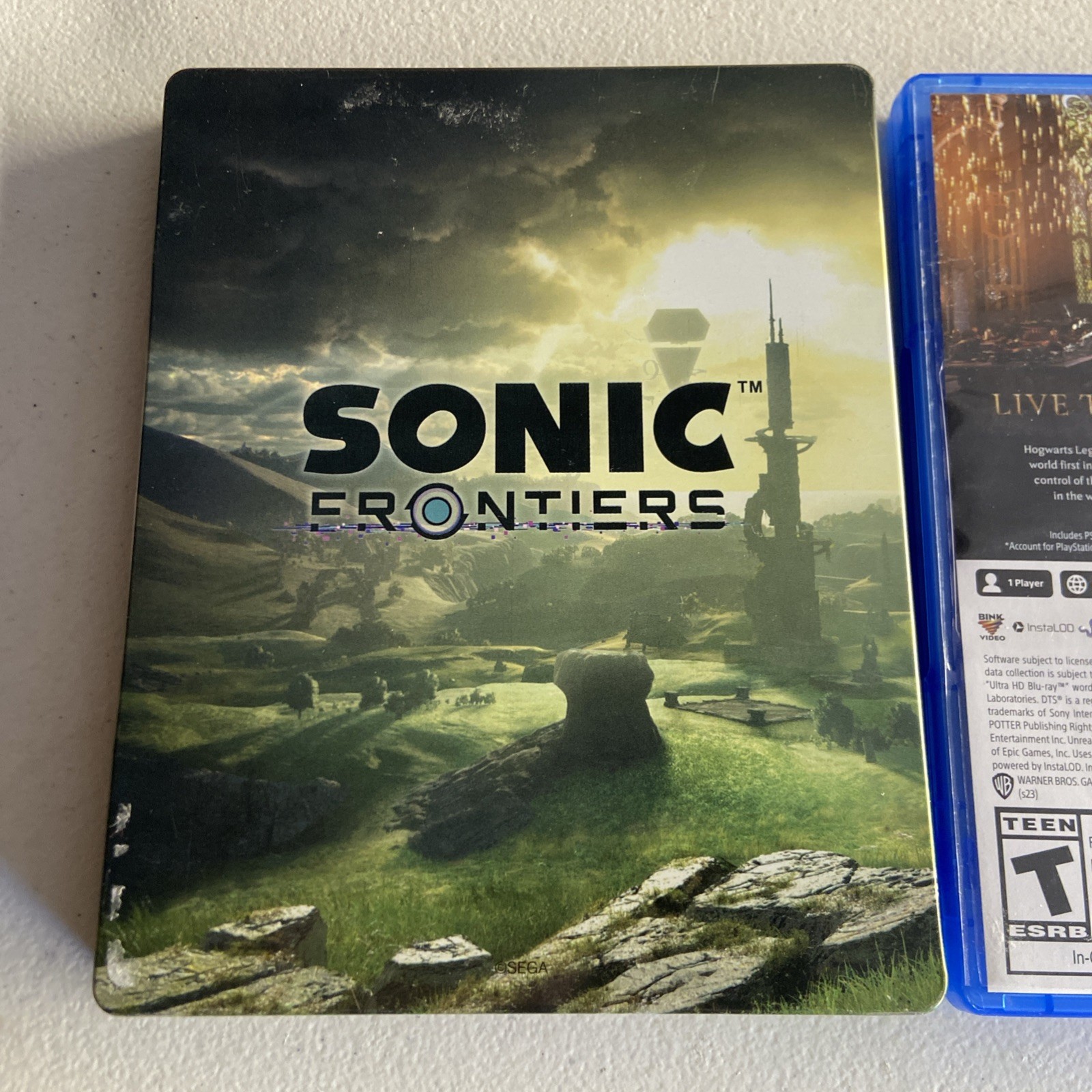 Sonic Frontiers – Sony PlayStation 5 (PS5) Game + Steel Book And Hogwarts Legacy