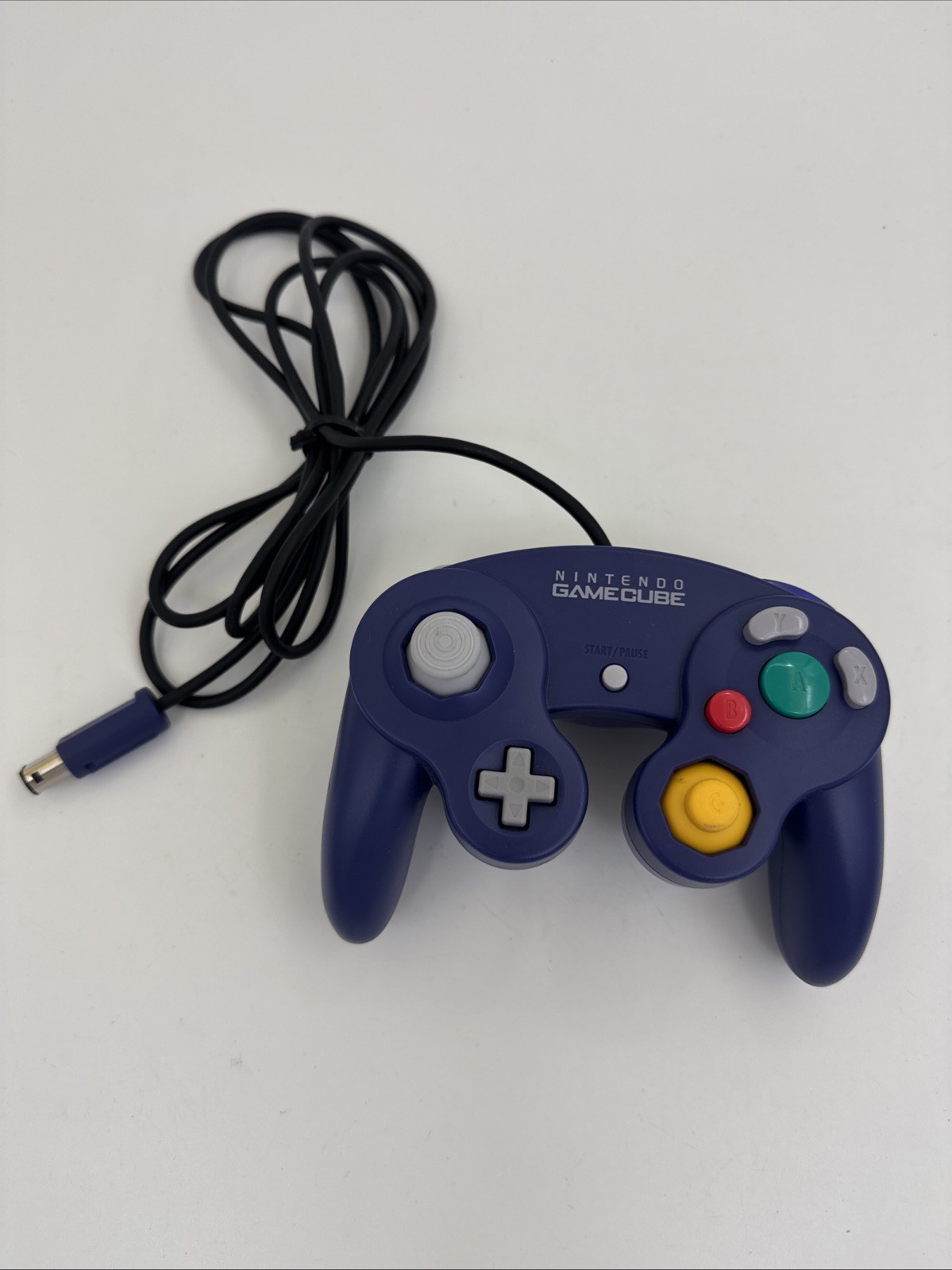 OEM Nintendo GameCube Purple Controller Authentic Tested Tight Stick Like New