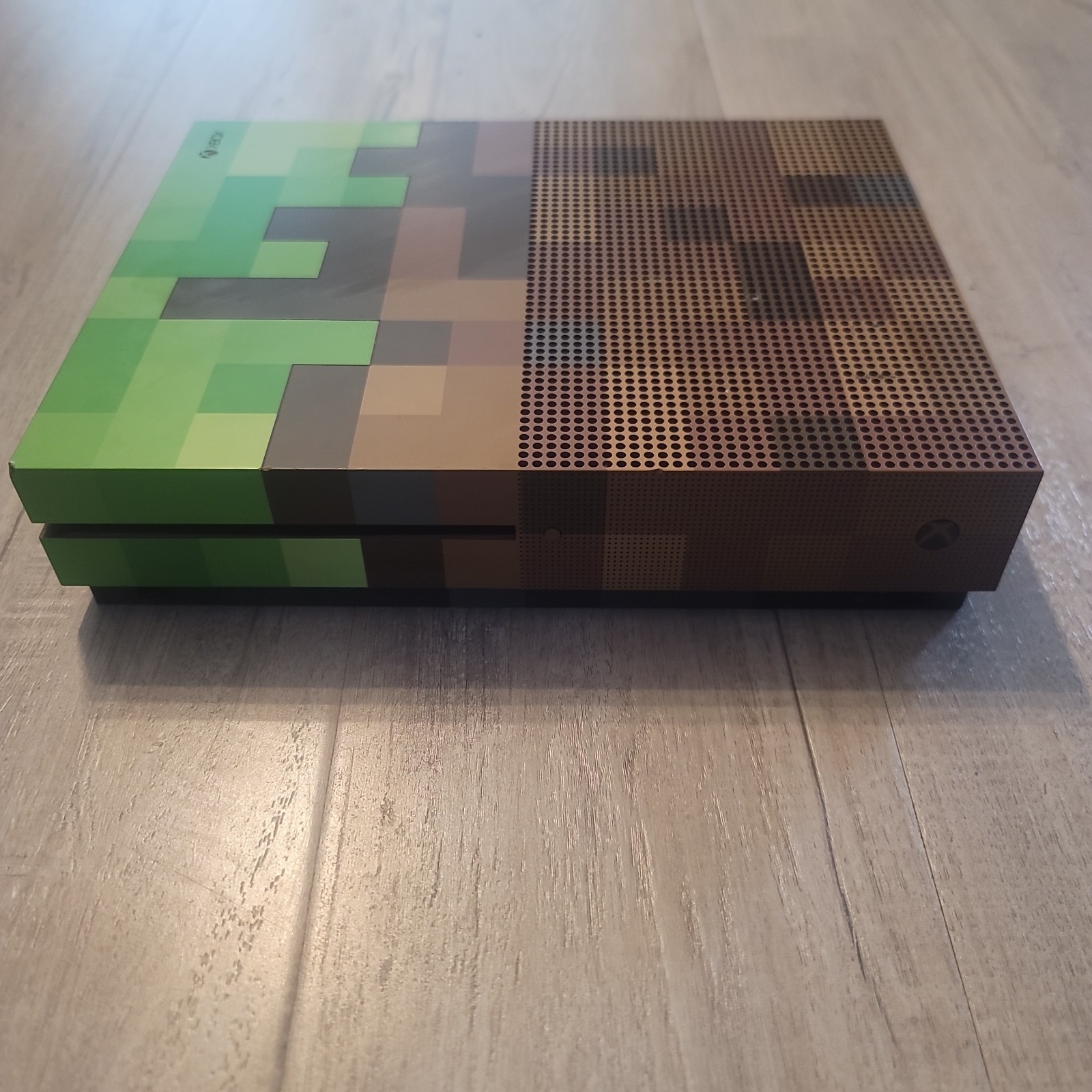 Microsoft Xbox One S Minecraft Limited Edition 1TB Green & Brown Console