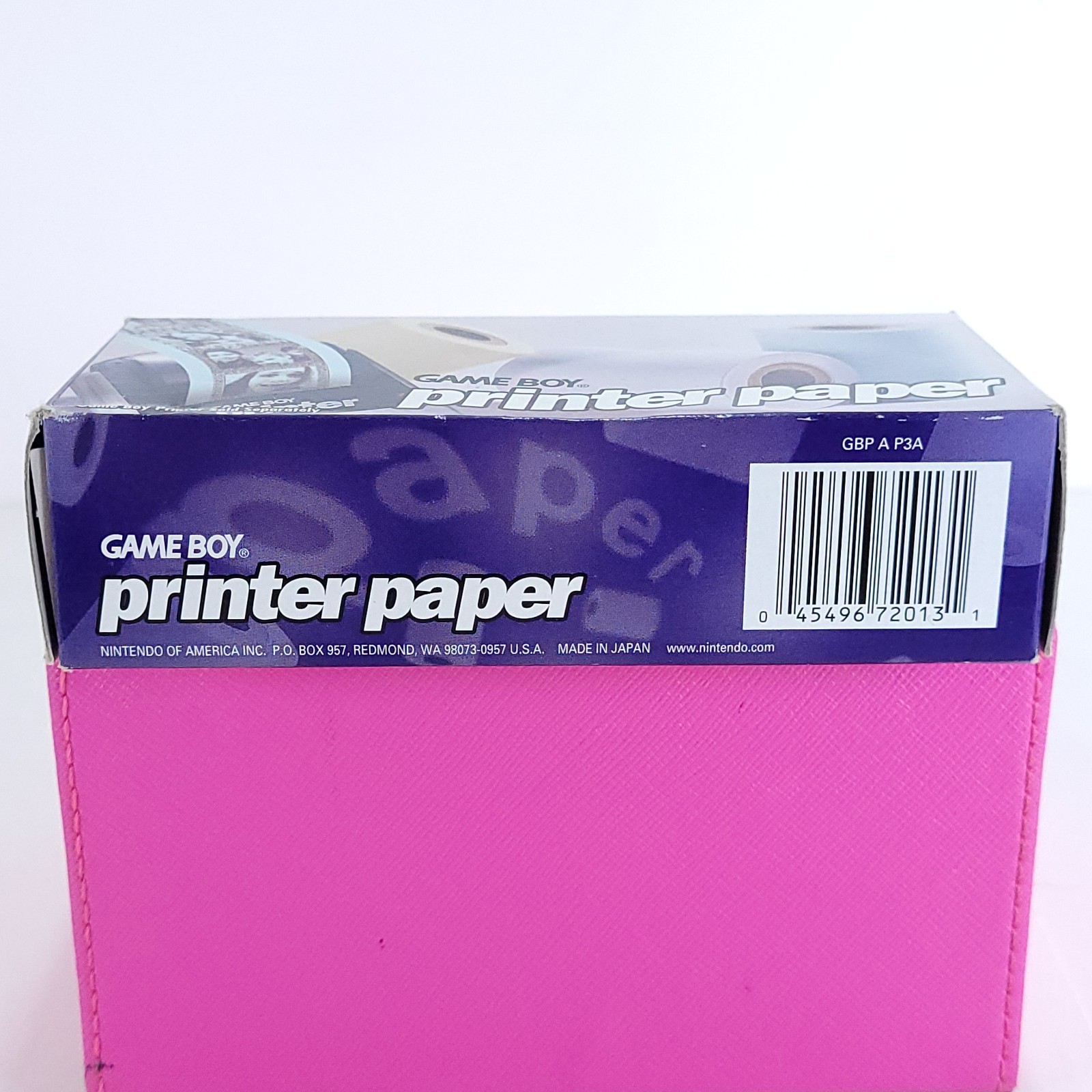 Game Boy Printer Paper 2 Boxes 4 Sealed Rolls (2 White + 2 Yellow) Missing Blue