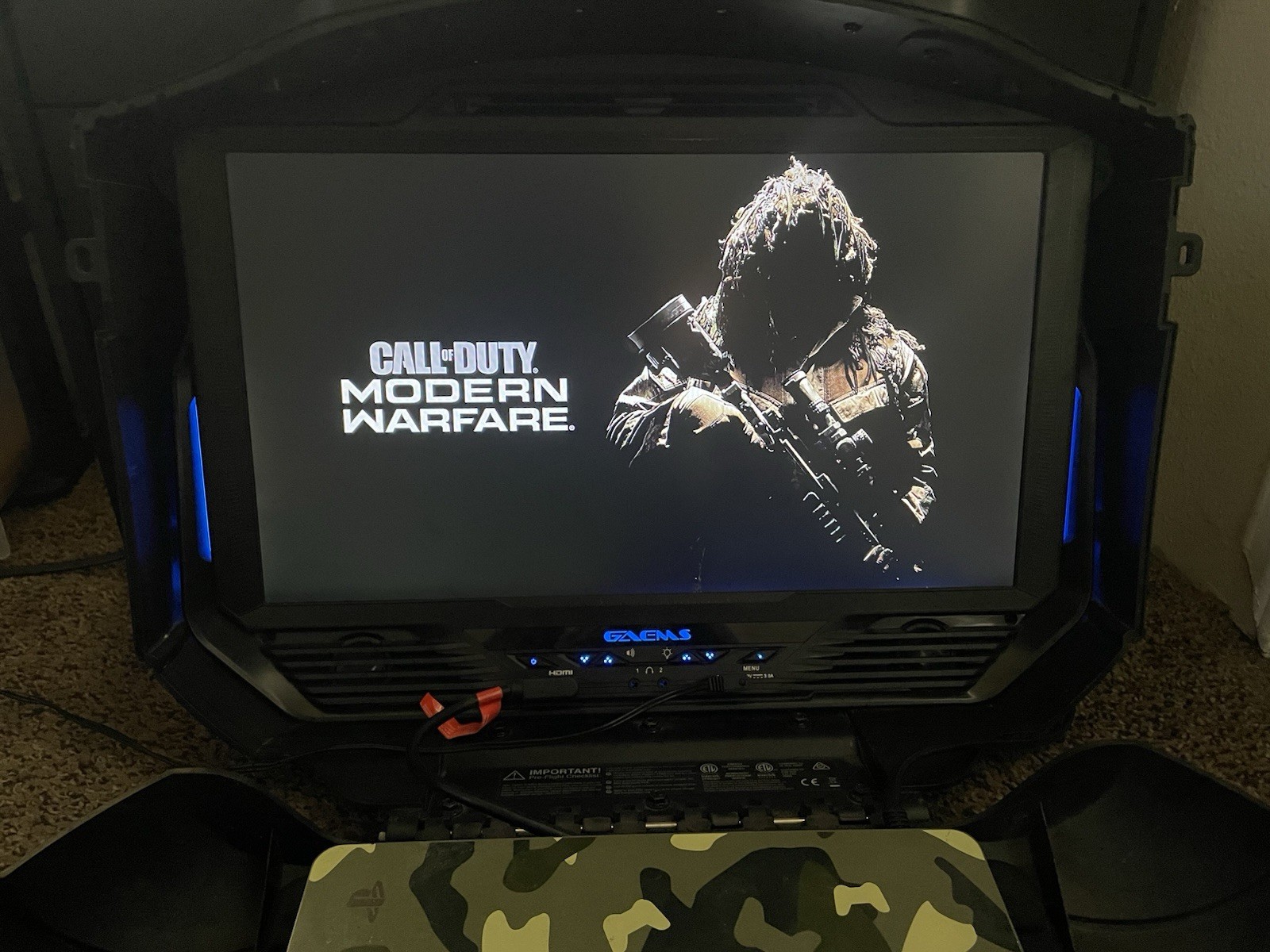 GAEMS G190 Vanguard Portable Gaming Case 19″ Monitor with Power and HDMI Cables