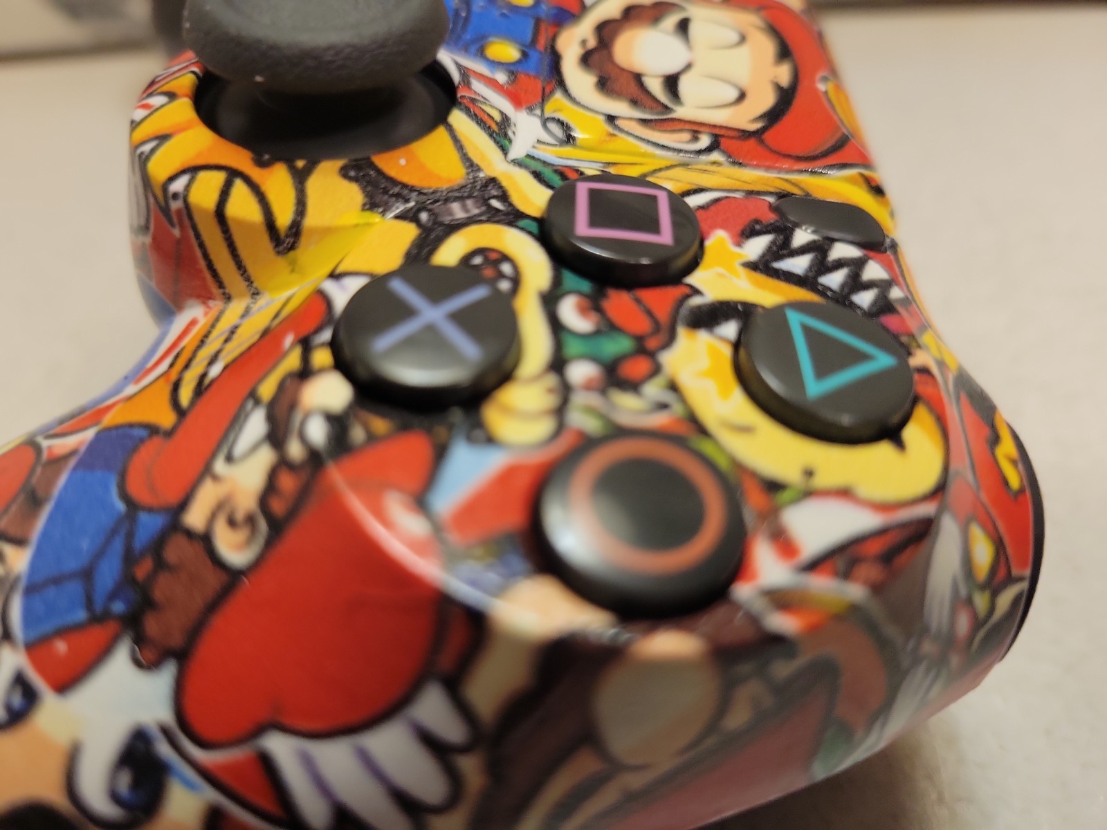 Mario Sony DualShock 4 Controller PlayStation PS4 – Custom Hydro Dipped