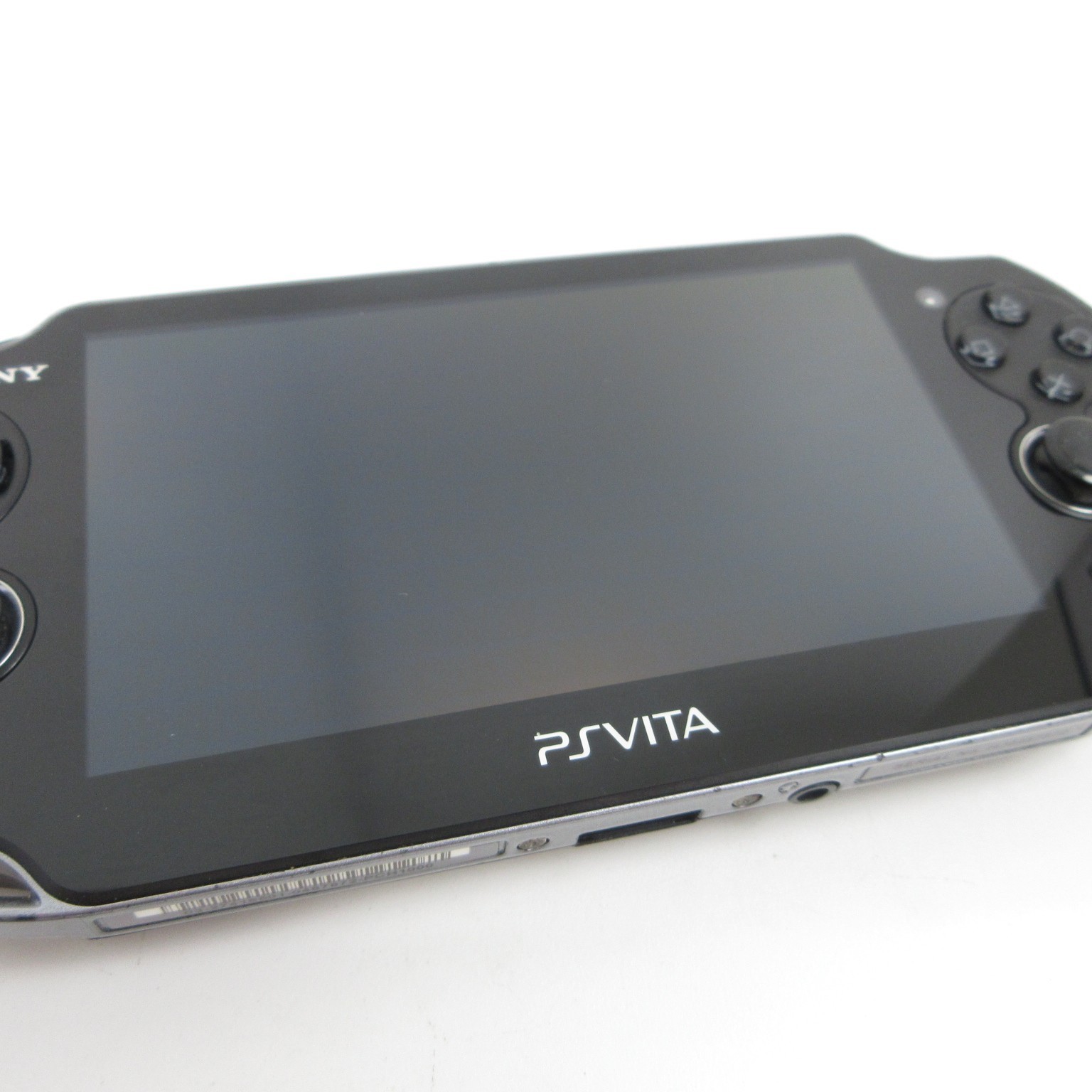 【Excellent】Sony PS Vita PCH-1000 Crystal Black Wi-Fi Model Console #DEN08/0624/0