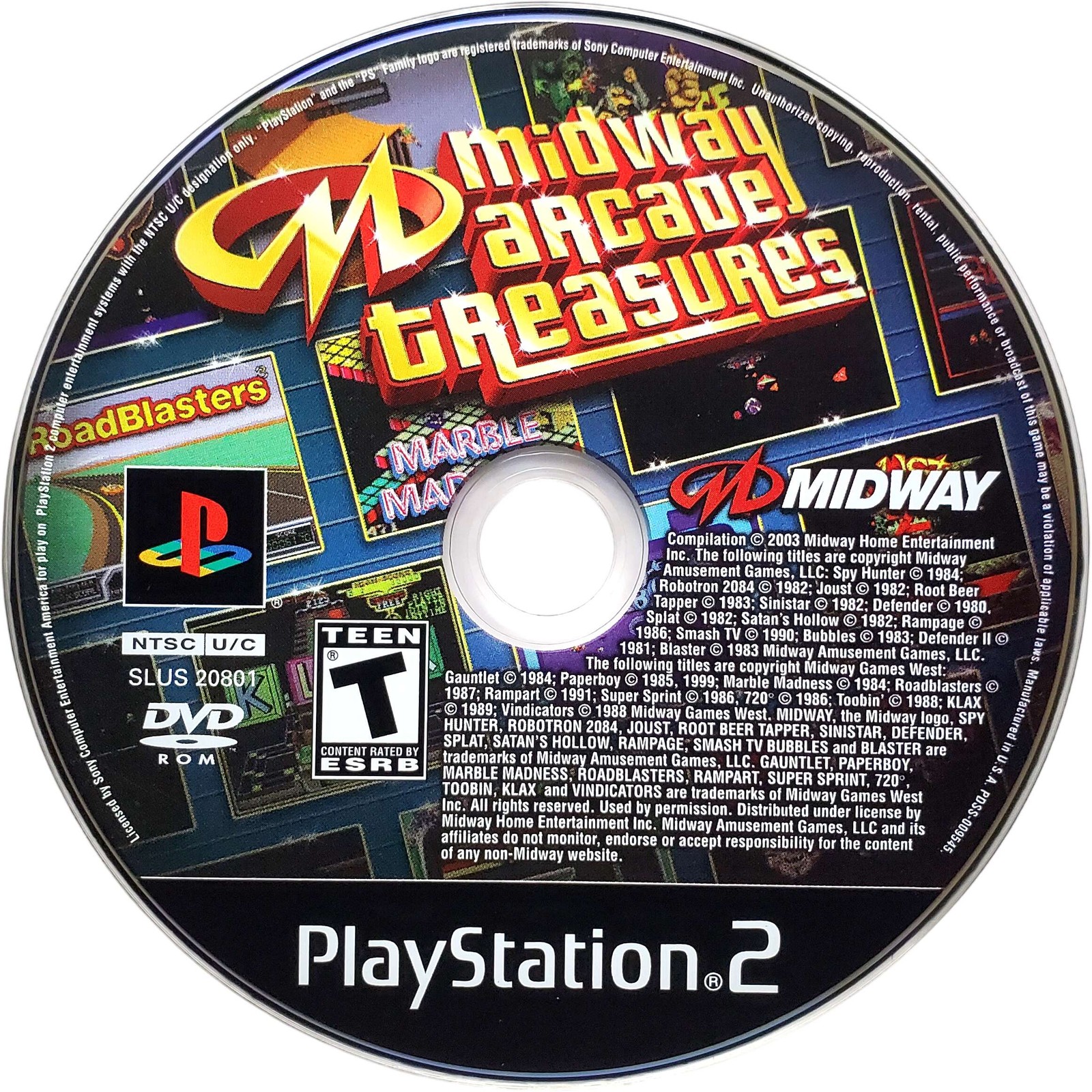 Midway Arcade Treasures – Sony Playstation 2 Pristine Tested Authentic