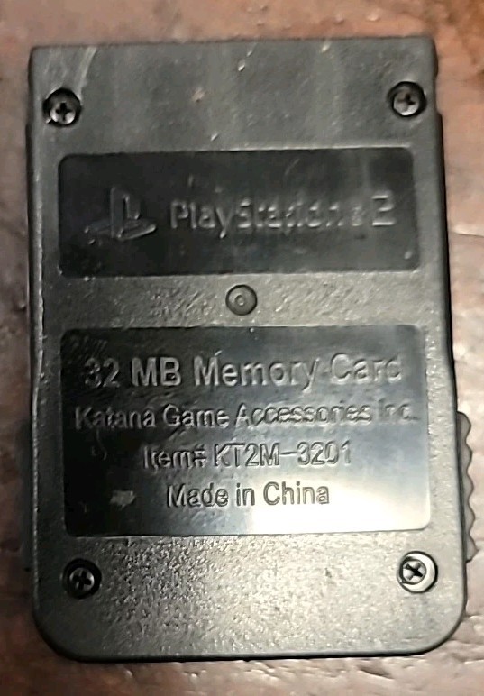 Sony Playstation 2 MagicGate 32MB Katana Memory Card PS2 OEM RARE
