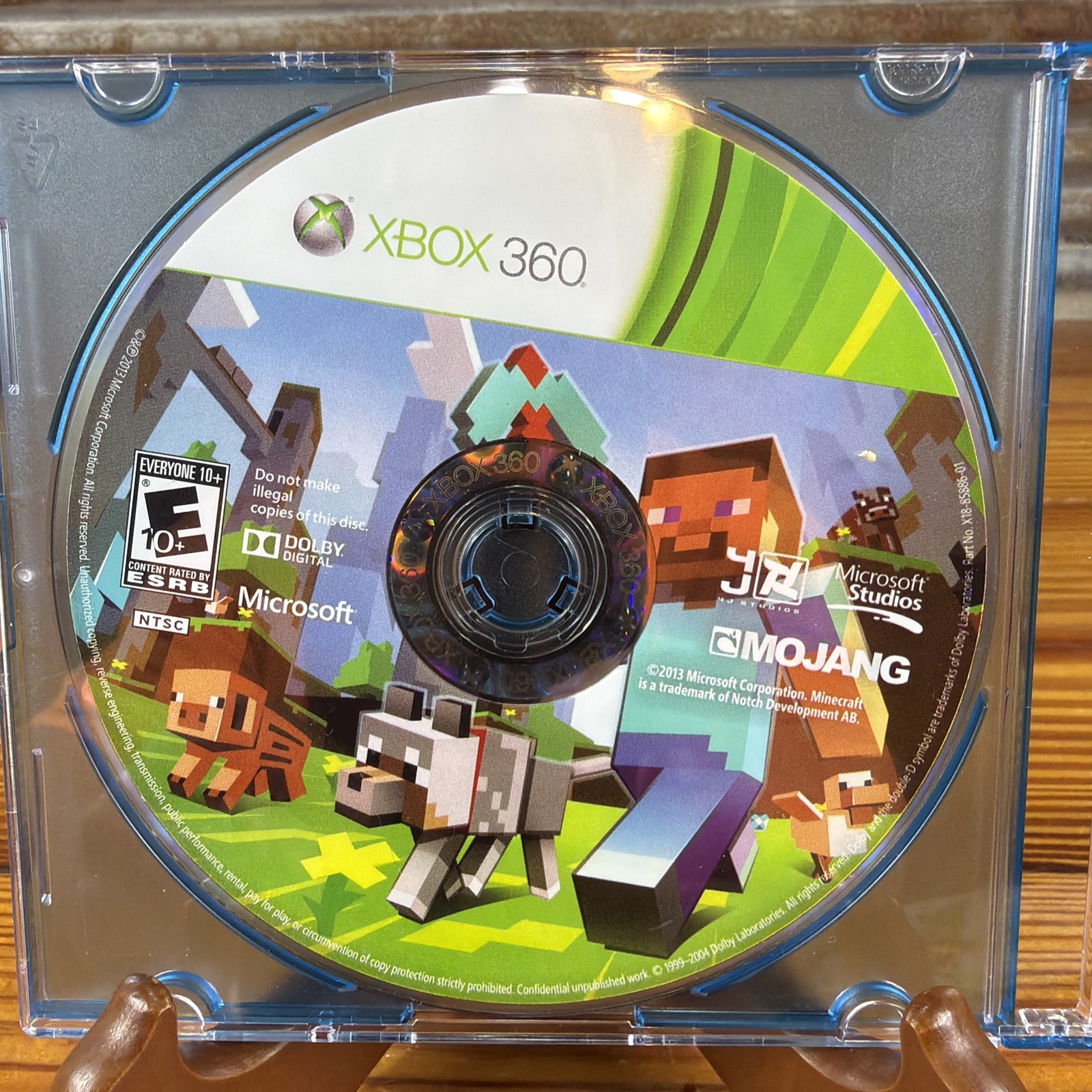 Xbox 360 Minecraft Game Disc ONLY Mojang Tested Clean!!