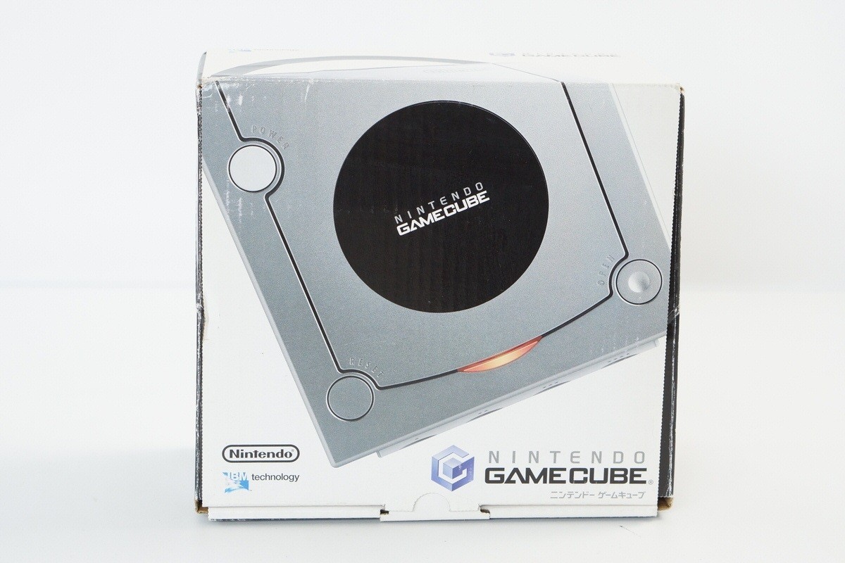 GameCube Silver Console System Boxed DOL-001 JP For Japan Game CD DNM10199731