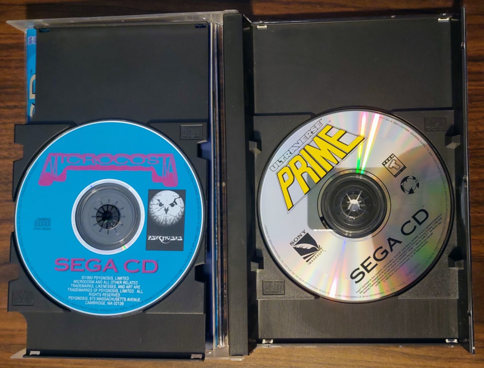 ULTRAVERSE PRIME/MICROCOSM (Sega CD, 1994) – CIB w/ Both Instruction Manuals