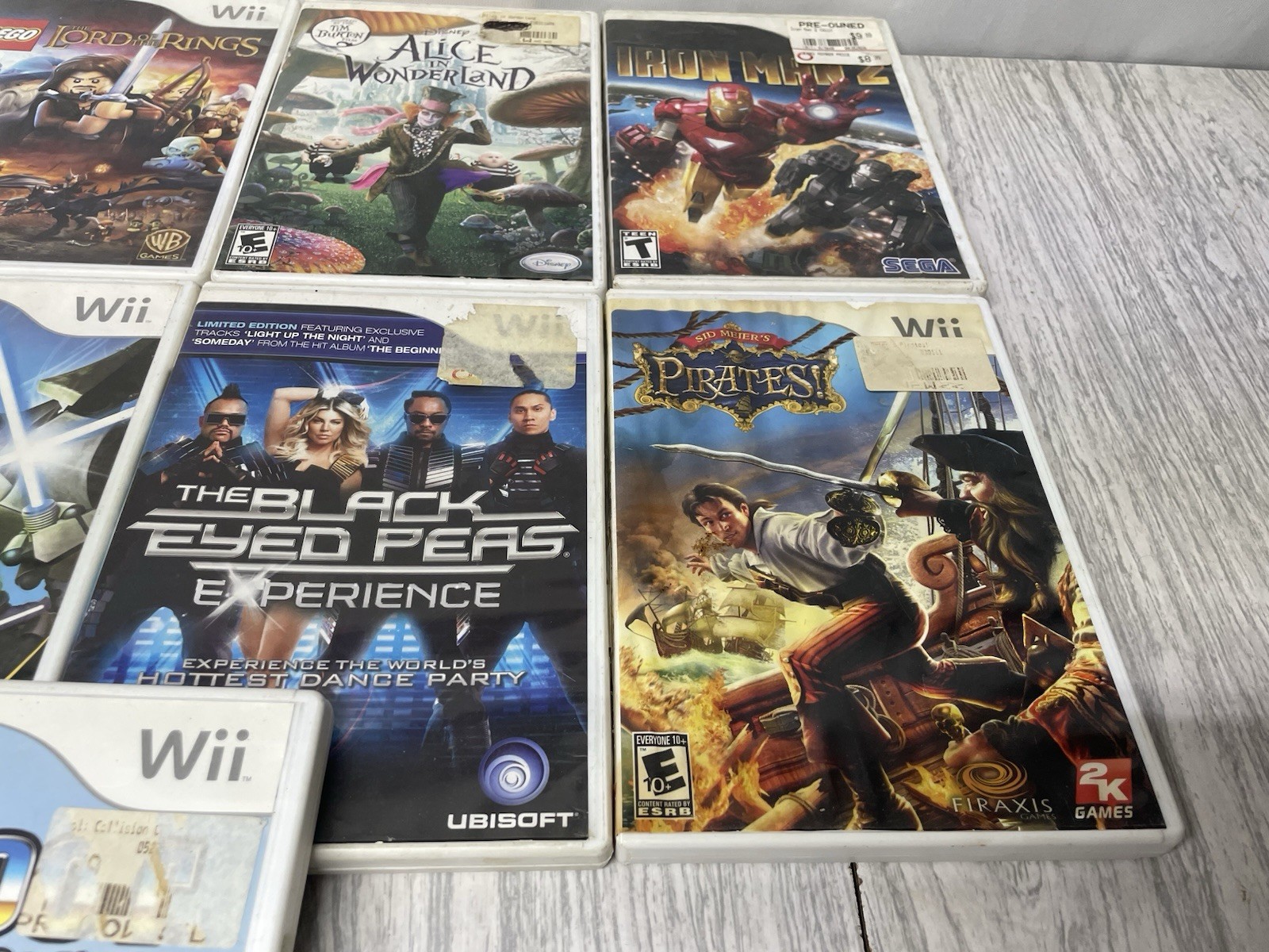 Nintendo Wii Game Bulk Lot of 9 w/ Cases: Untested Condition